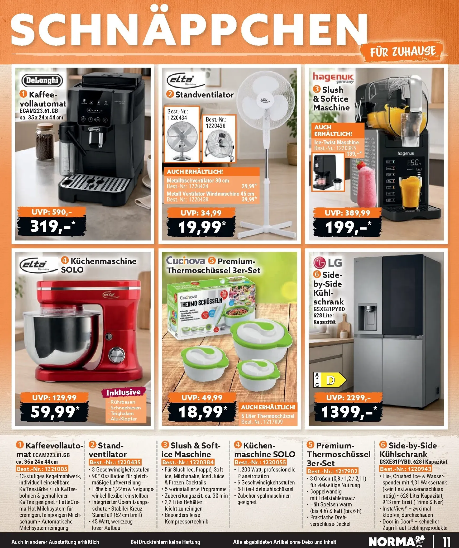 Norma - Bestellmagazin Prospekt – von Mittwoch 01.07.2026 bis Freitag 31.07.2026 von 1. Juli bis 31. Juli 2026 - Prospekt seite 11