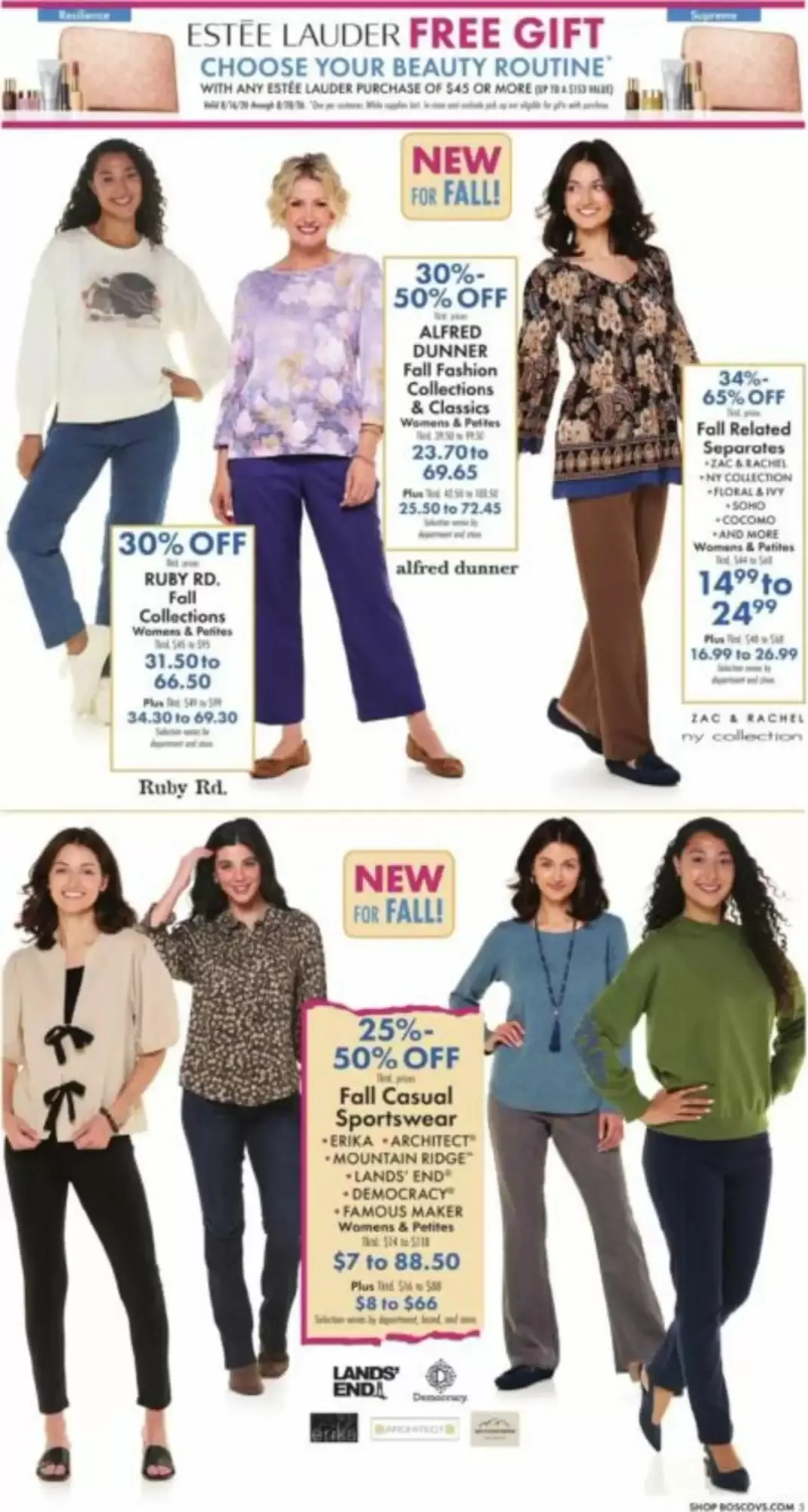 Weekly promotion Boscov's Back to Fall - Buy One Get One Free! spanning from August 20 to August 23 2026 - Page 5 for Catalogue 365
