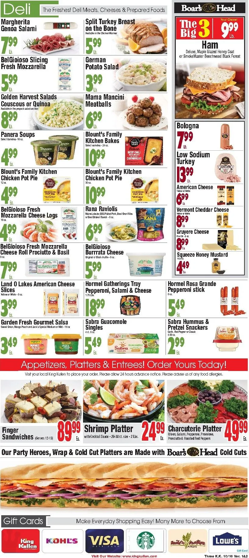 Weekly ad Current King Kullen leaflet valid from Friday 10/16/2026 to Thursday 10/22/2026 from October 16 to October 22 2026 - Page 3