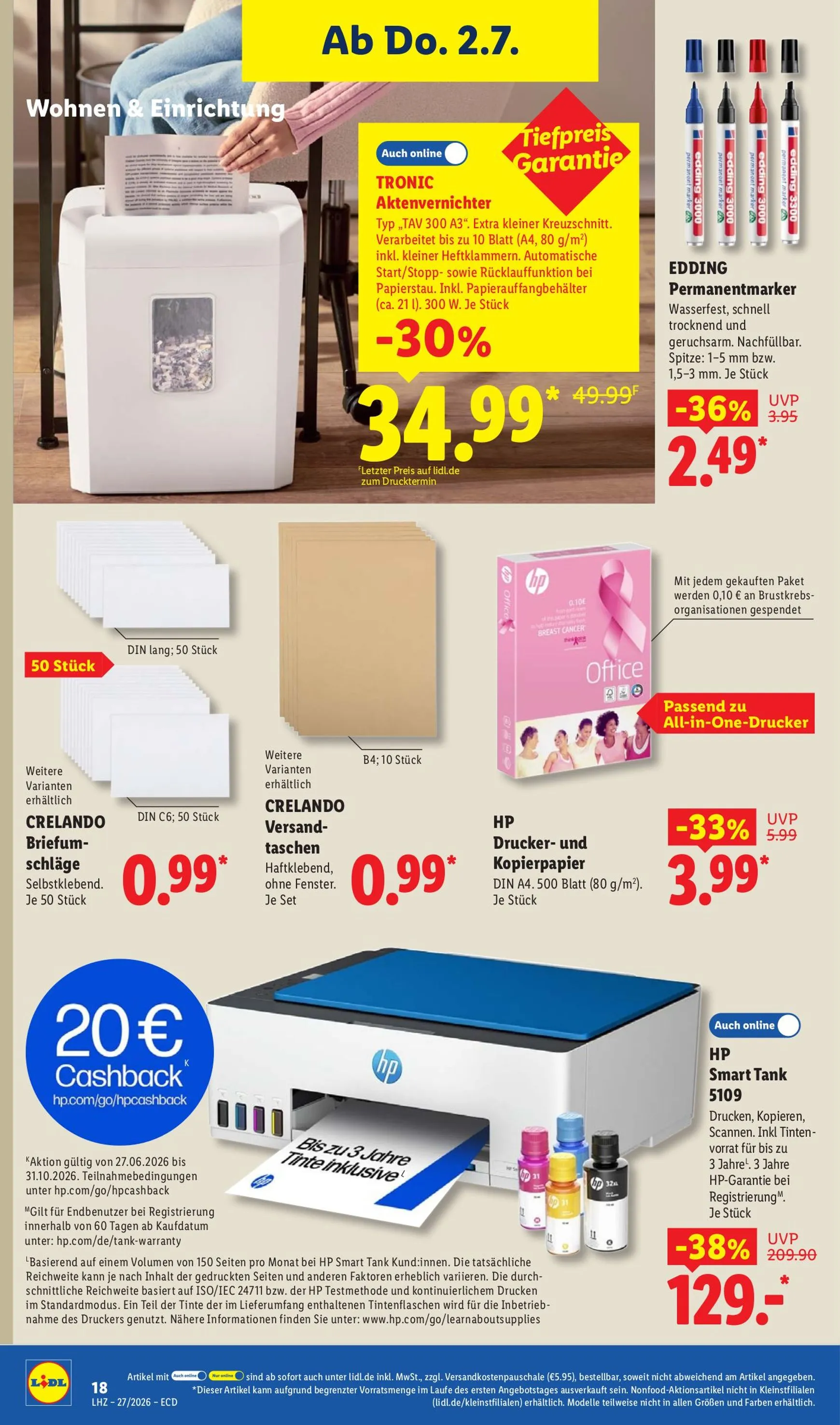 Lidl Prospekt – von Montag 29.06.2026 bis Samstag 04.07.2026 von 29. Juni bis 4. Juli 2026 - Prospekt seite 45