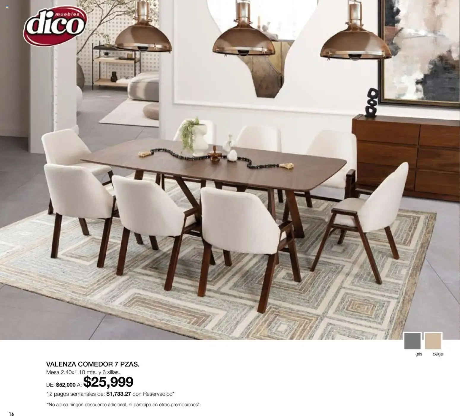 Catálogo de Dico Muebles - Medio Año Medio Precio 1 de agosto al 31 de agosto 2026 - Pagina 16