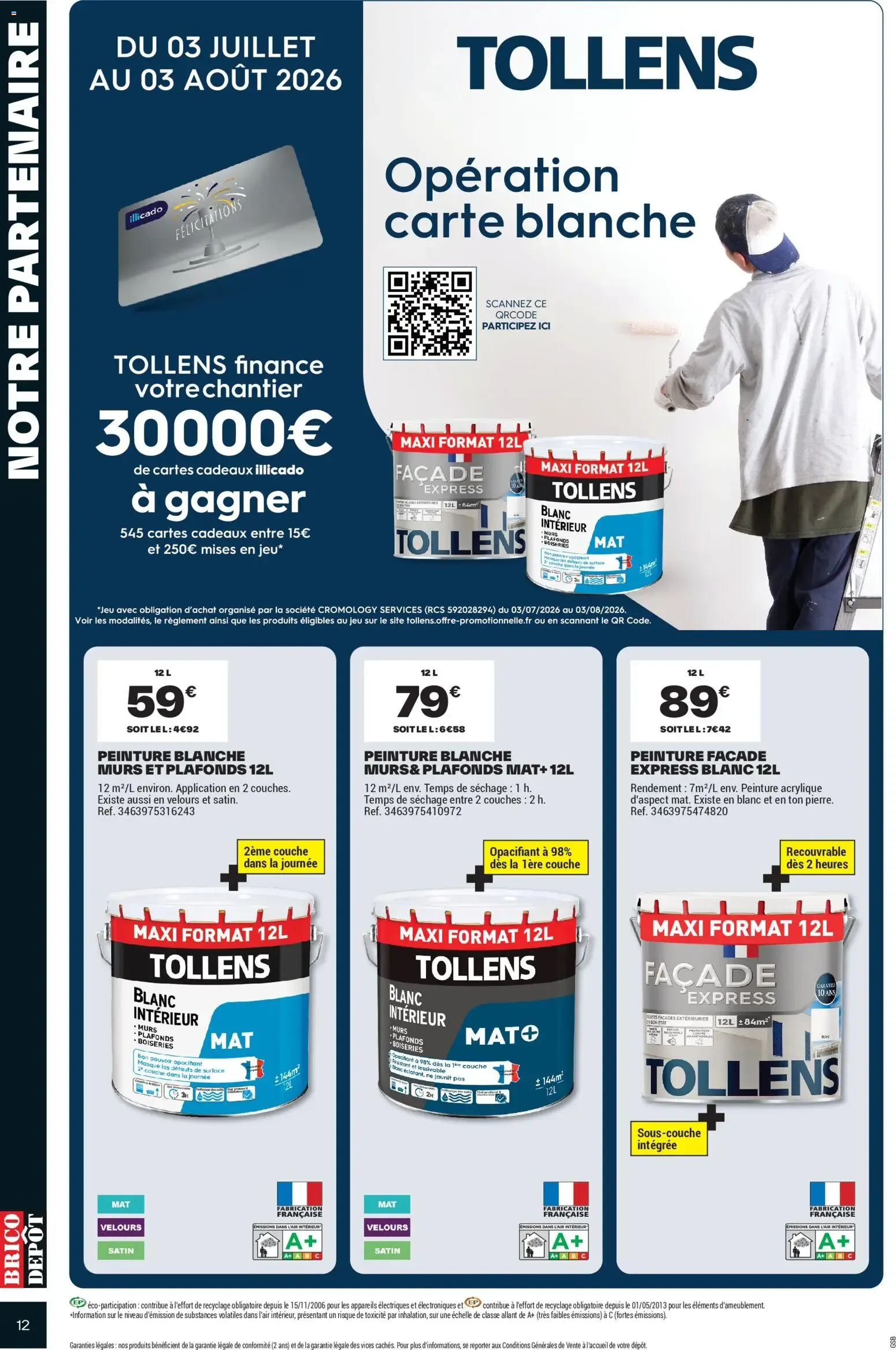 CHANTIERS D'ÉTÉ À PRIX DÉPÔT du 3 juillet au 16 juillet 2026 - Catalogue page 12
