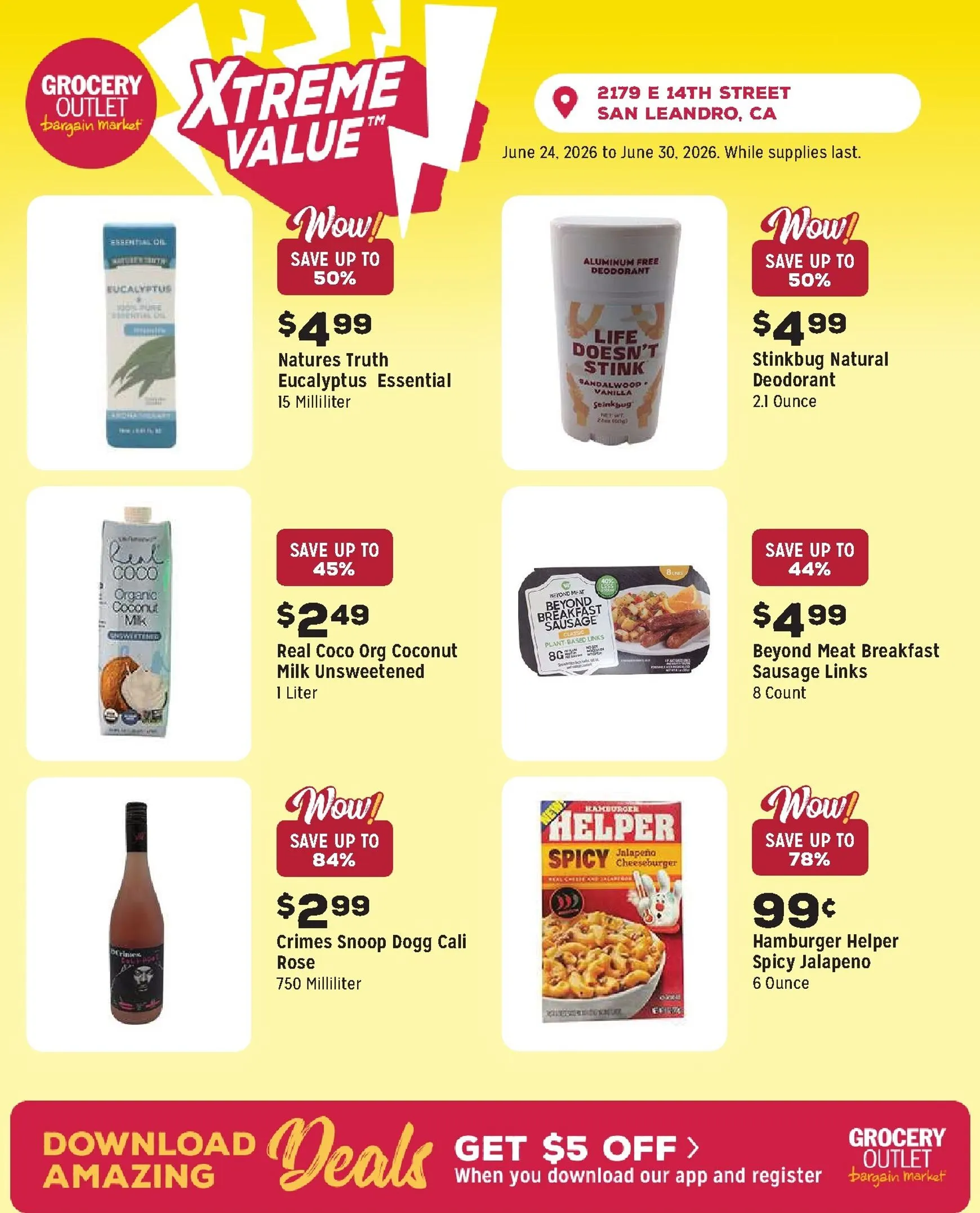 Weekly ad GROCERYOUTLET bargain market: Pasta Night Done Right from June 24 to June 30 2026 - Page 6