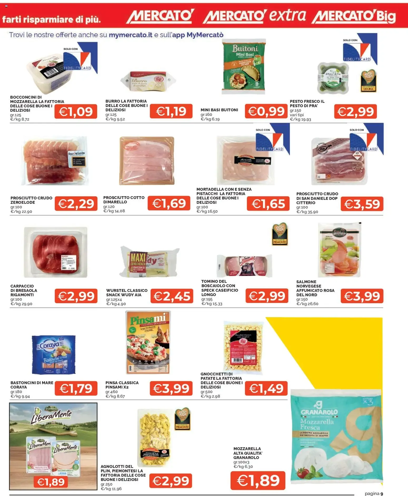 Mercatò volantino dal 29/06/2026 - online Offerte da 29 giugno a 8 luglio di 2026 - Pagina del volantino 9