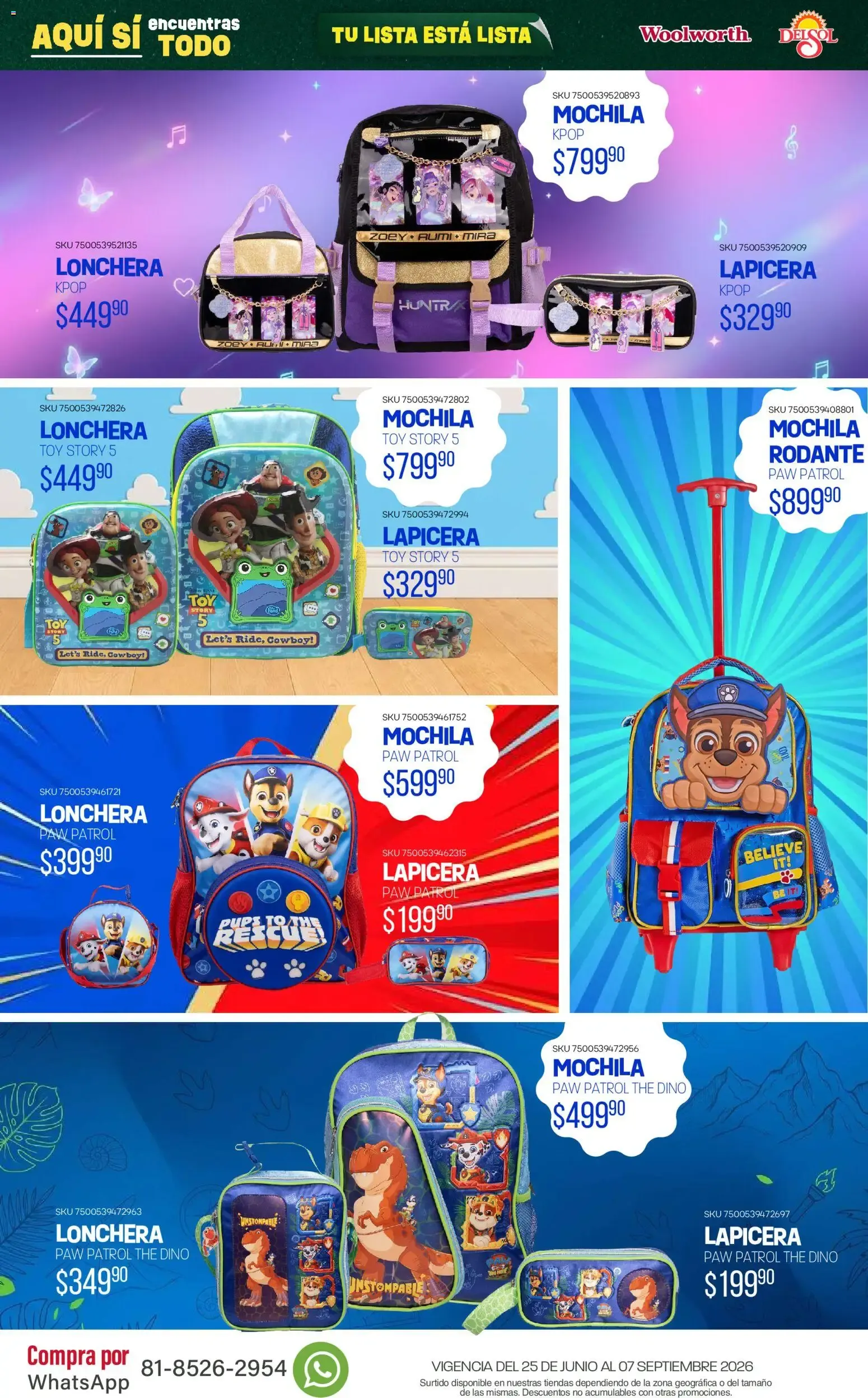 Catálogo de Del Sol y Woolworth catálogo Back To School (25/06/2026 - 07/09/2026) - catálogo en línea 25 de junio al 7 de septiembre 2026 - Pagina 51