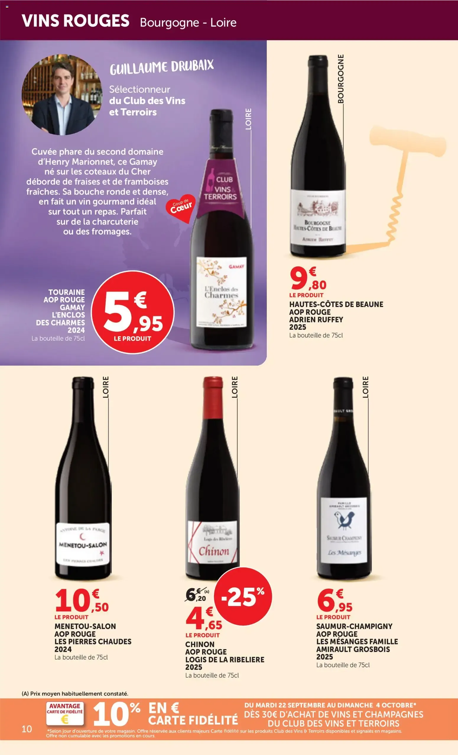 bi1 Foire aux vins supermarché à partir du 22/09/2026 - promo en ligne du 22 septembre au 4 octobre 2026 - Catalogue page 10