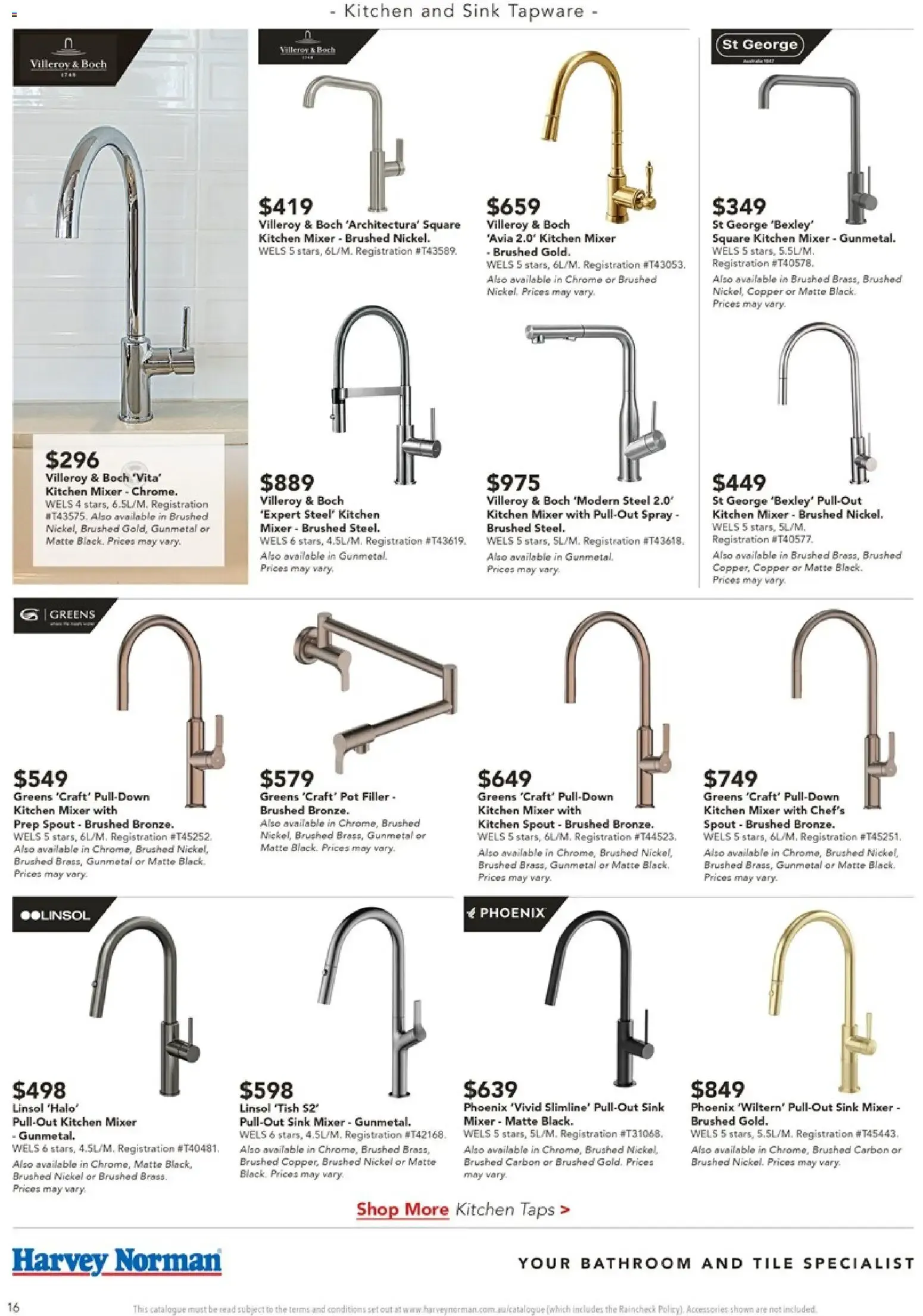 Harvey Norman Your Bathroom and Tile Specialist - Catalogue valid from 8 October to 25 October 2026 - page 16