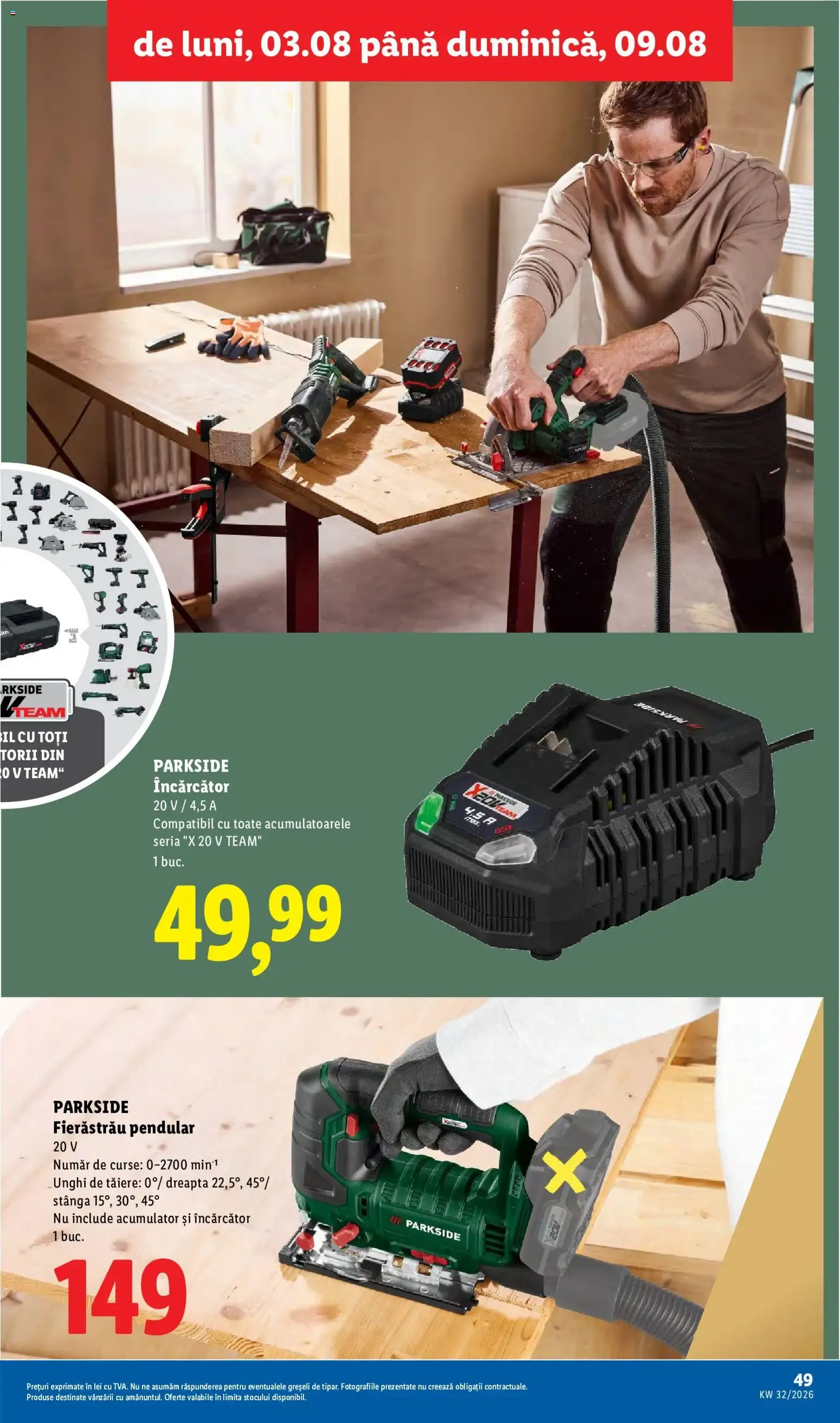 Catalog Catalog LIDL 03.08.2026 - Oferta și Revista online de la 3 august până la 9 august 2026 - Revista Pagina 49