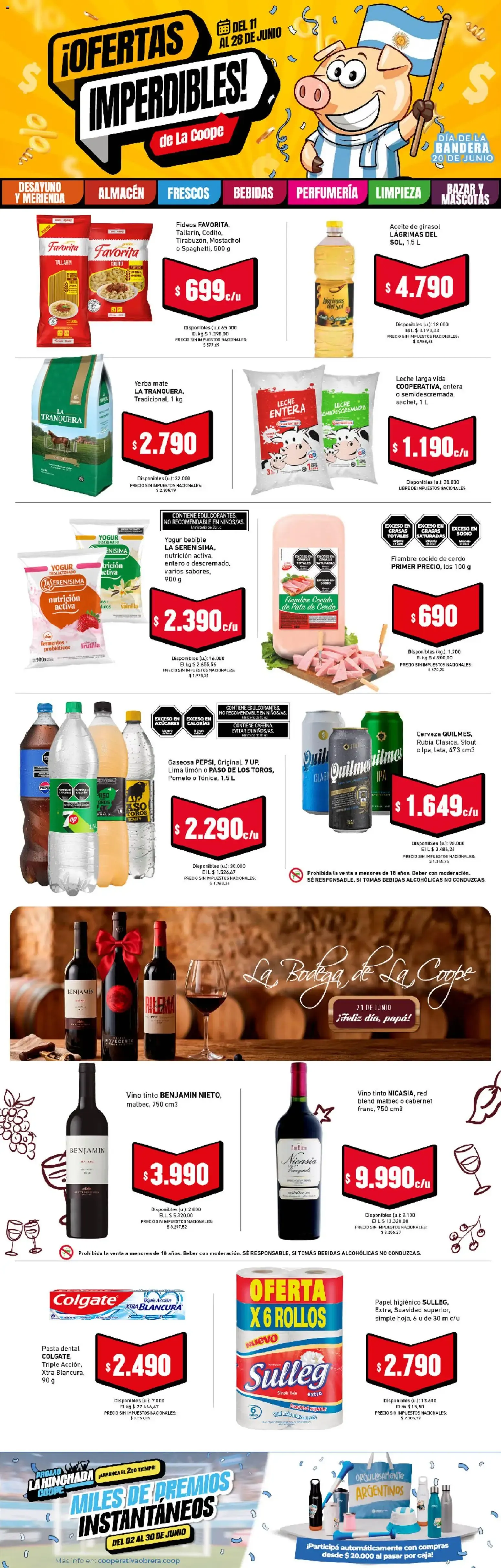 Ofertas de Ofertas Imperdibles de La Coope 11 de junio al 28 de junio 2026 - Página 1 del catálogo