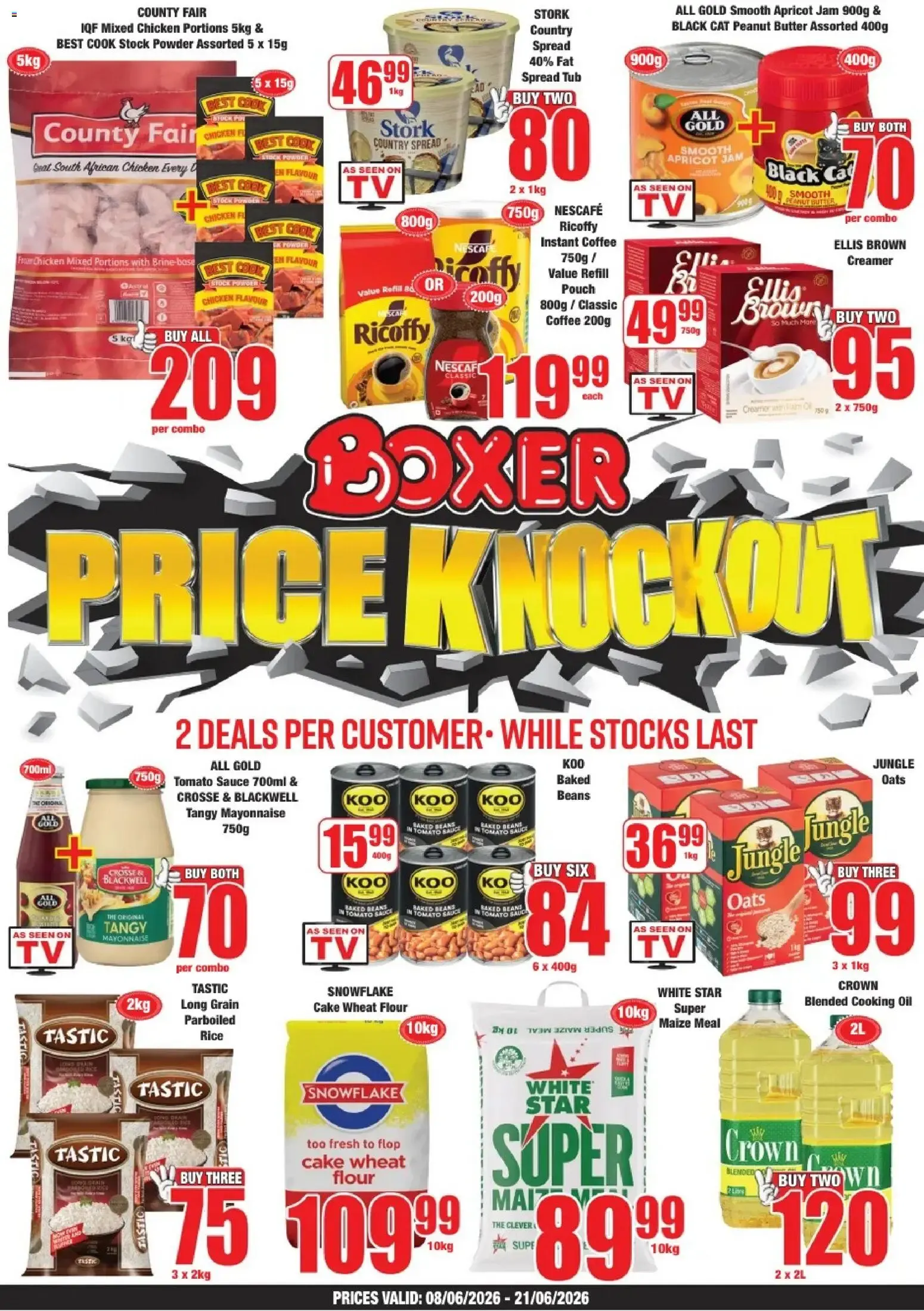 Boxer Western Cape - Specials (08/06/2026 - 21/06/2026) Online from 8 June to 21 June 2026 - Catalogue Page 1
