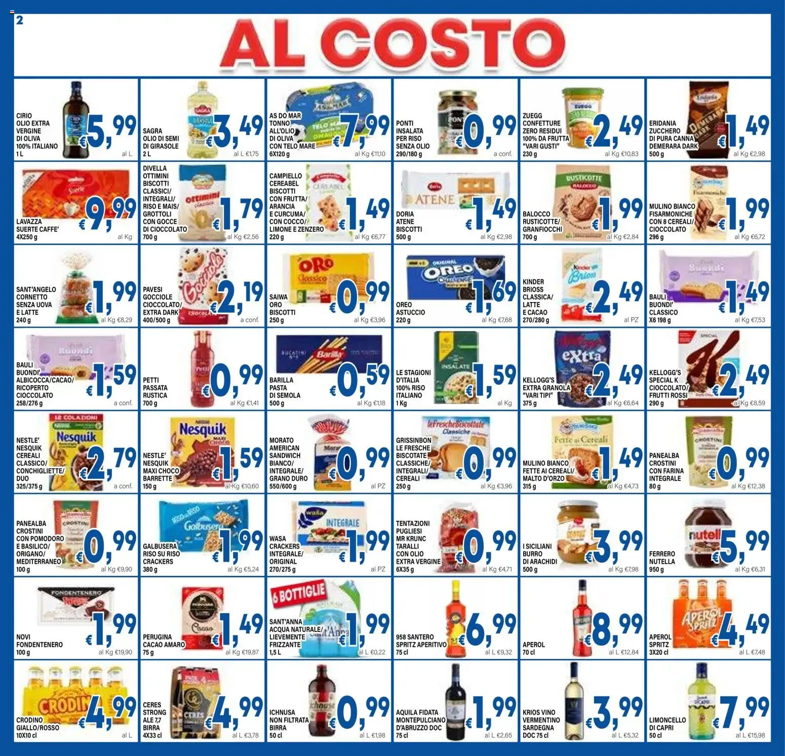 Dem Supermercati - Al Costo da 10 giugno a 18 giugno di 2026 - Pagina del volantino 2