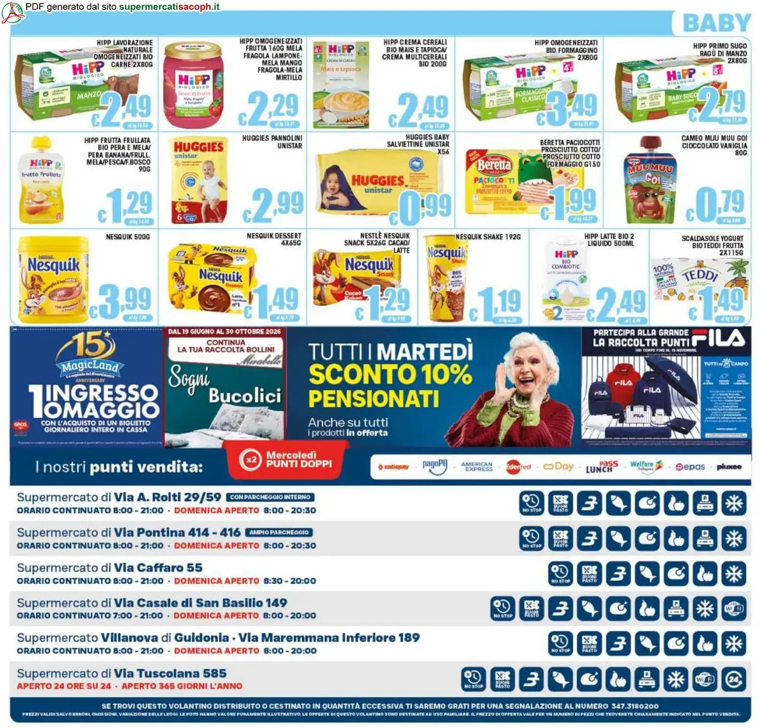 Sacoph Speciale Anniversario da 11 settembre a 22 settembre di 2026 - Pagina del volantino 20