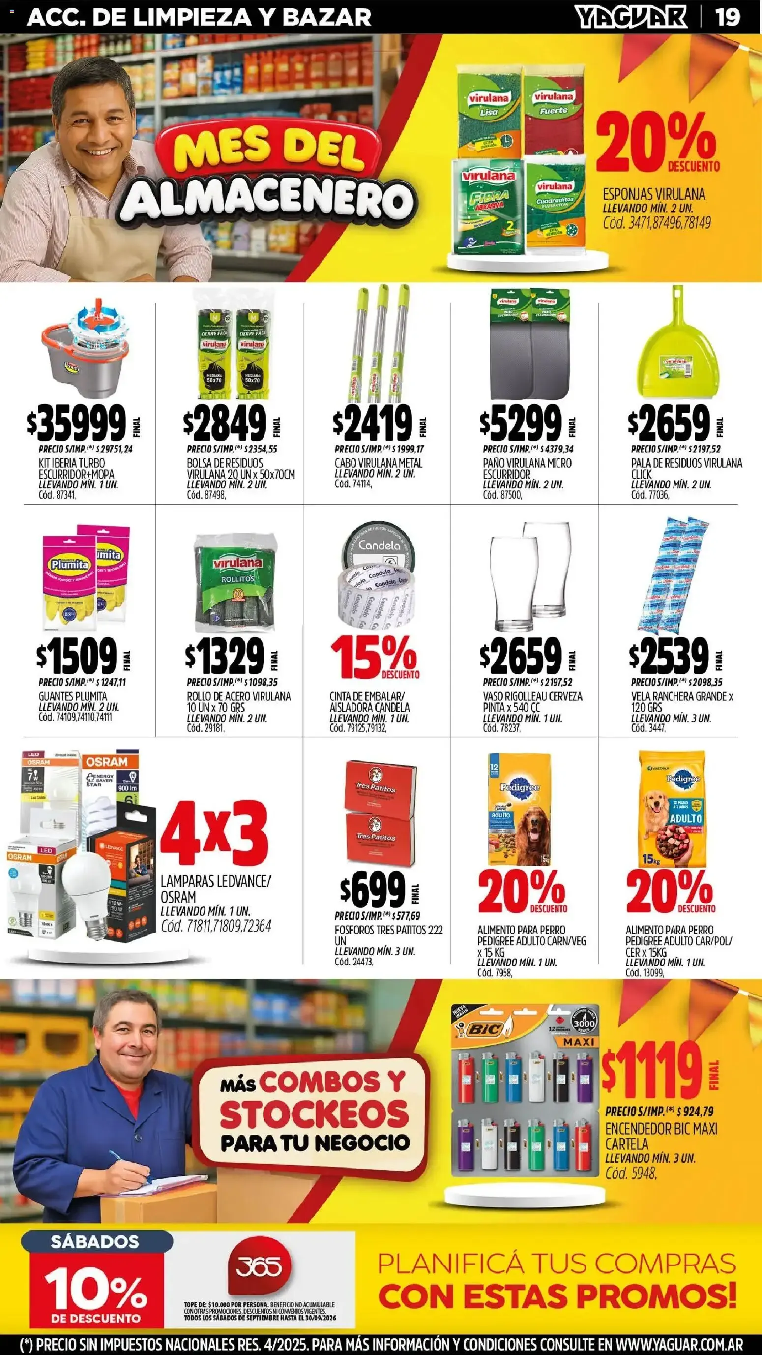 Ofertas de Mayorista Yaguar - Mes del Almacenero 31 de agosto al 6 de septiembre 2026 - Página 19 del catálogo