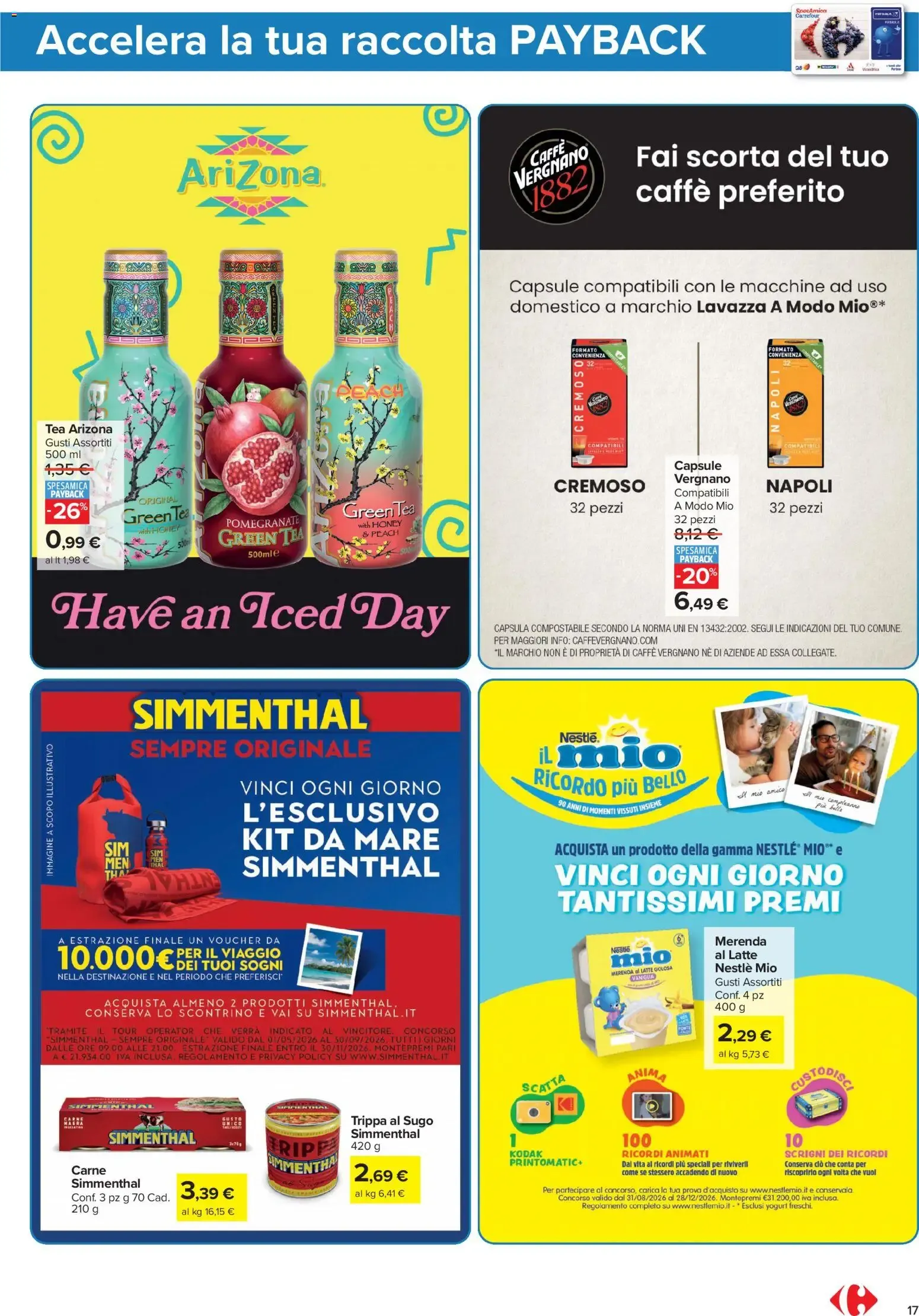 Nuovo Carrefour volantino Market - Punti Sprint Payback dal 15/09/2026 > offerte anteprima 🛍️ da 15 settembre a 28 settembre di 2026 - Pagina del volantino 17
