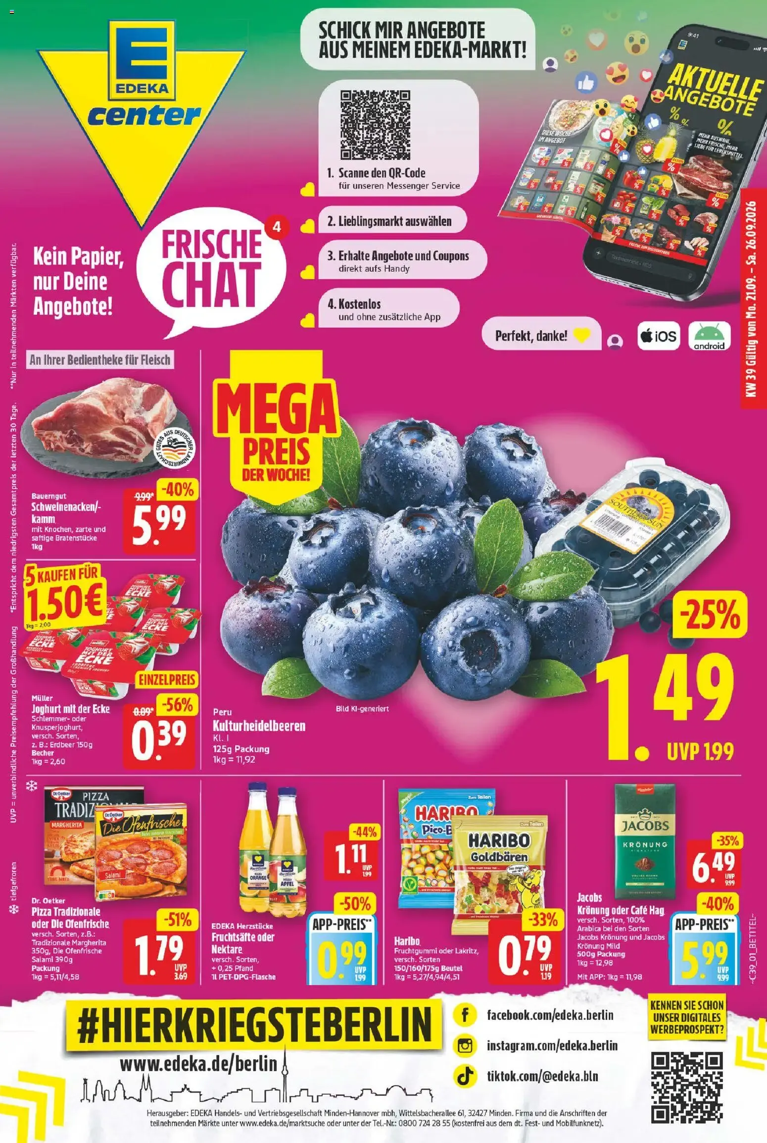 E center Prospekt (ab 21.09.2026) zum Blättern