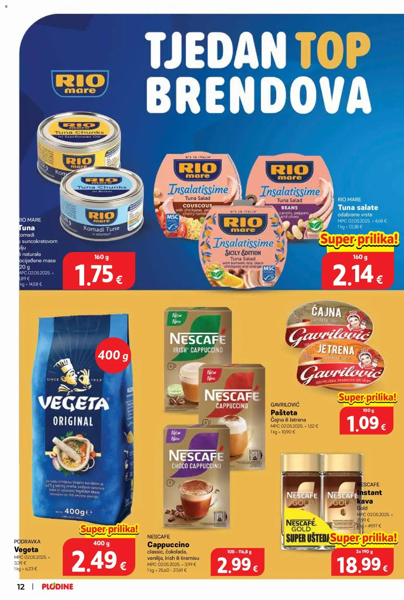 Katalog Plodine - Uvijek od akcije od 15. srpnja do 21. srpnja 2026. - Pregled Stranica 12
