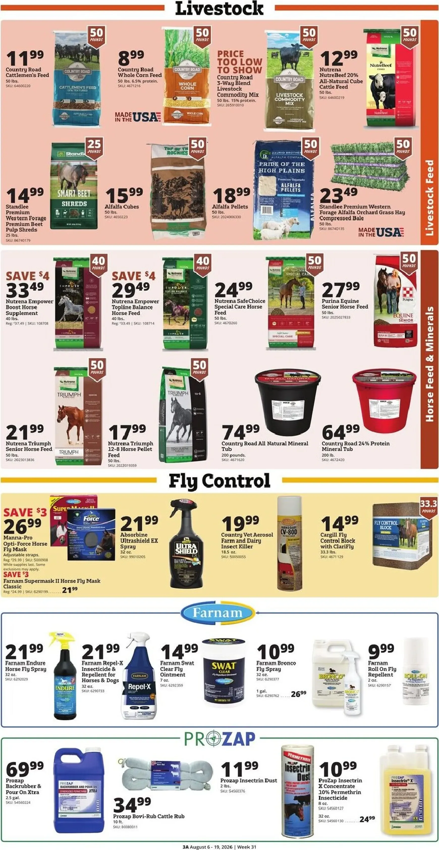 Weekly ad Current Rural King leaflet valid from Thursday 08/06/2026 to Wednesday 08/19/2026 from August 6 to August 19 2026 - Page 3