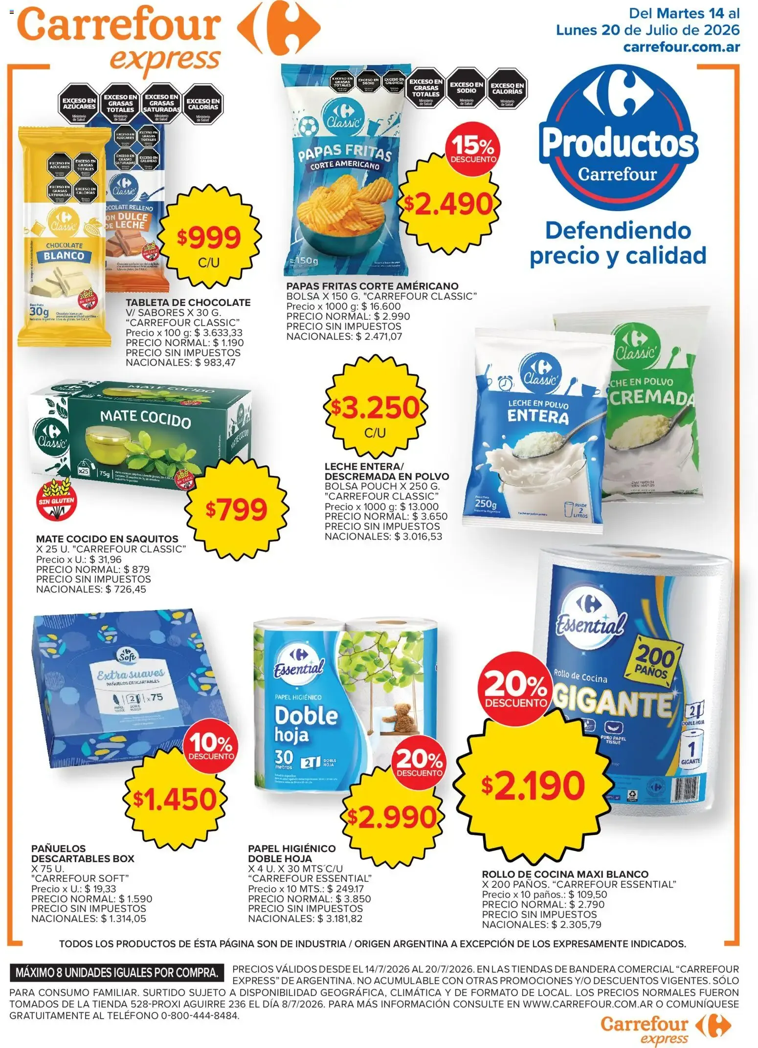 Ofertas de Carrefour Express || del 14/07/2026 - 21/07/2026 || Promociones 14 de julio al 20 de julio 2026 - Página 5 del catálogo