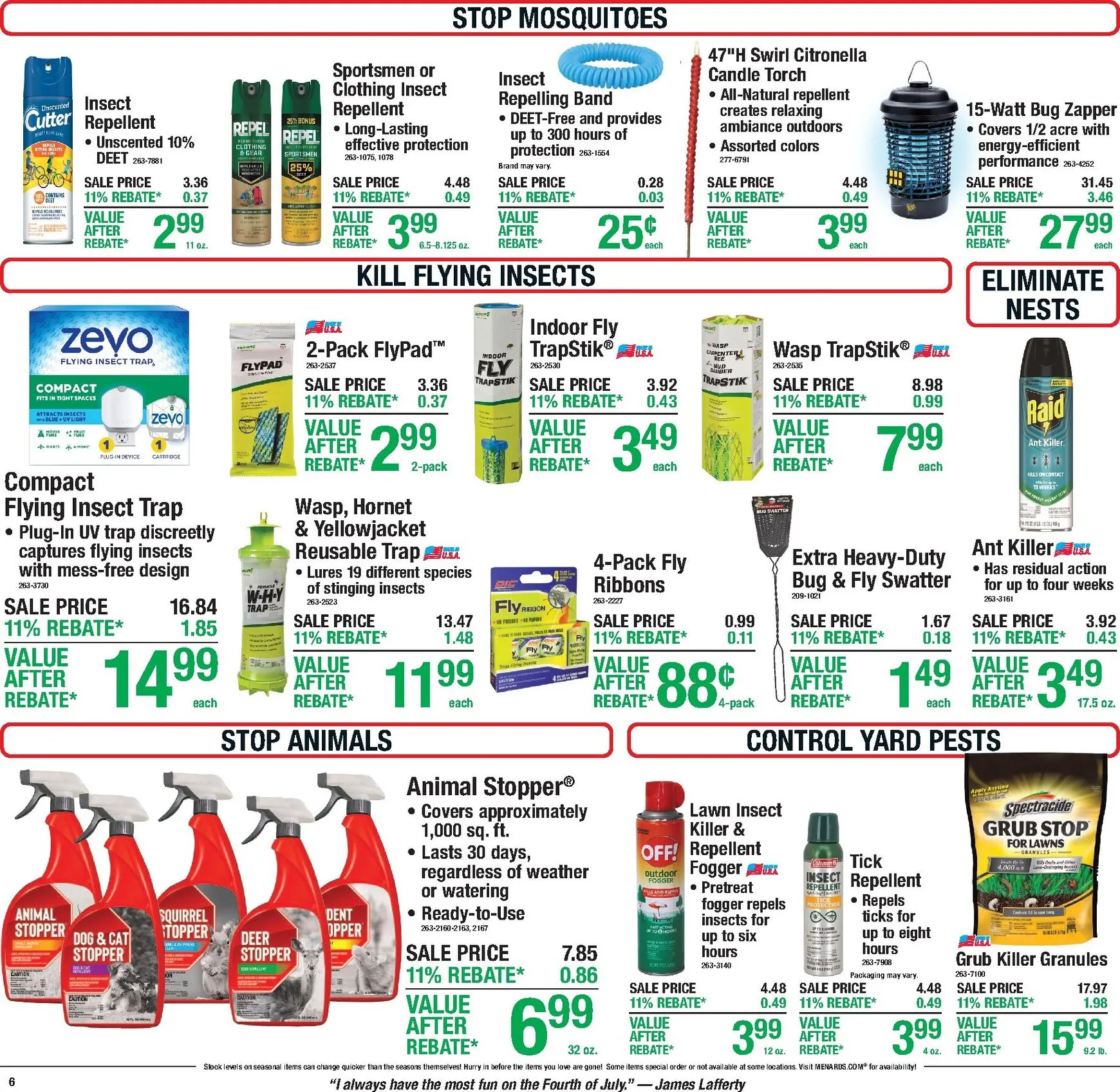 Weekly ad Current Menards - 11% Rebate Sale leaflet valid from Thursday 06/25/2026 to Sunday 07/05/2026 from June 25 to July 5 2026 - Page 12