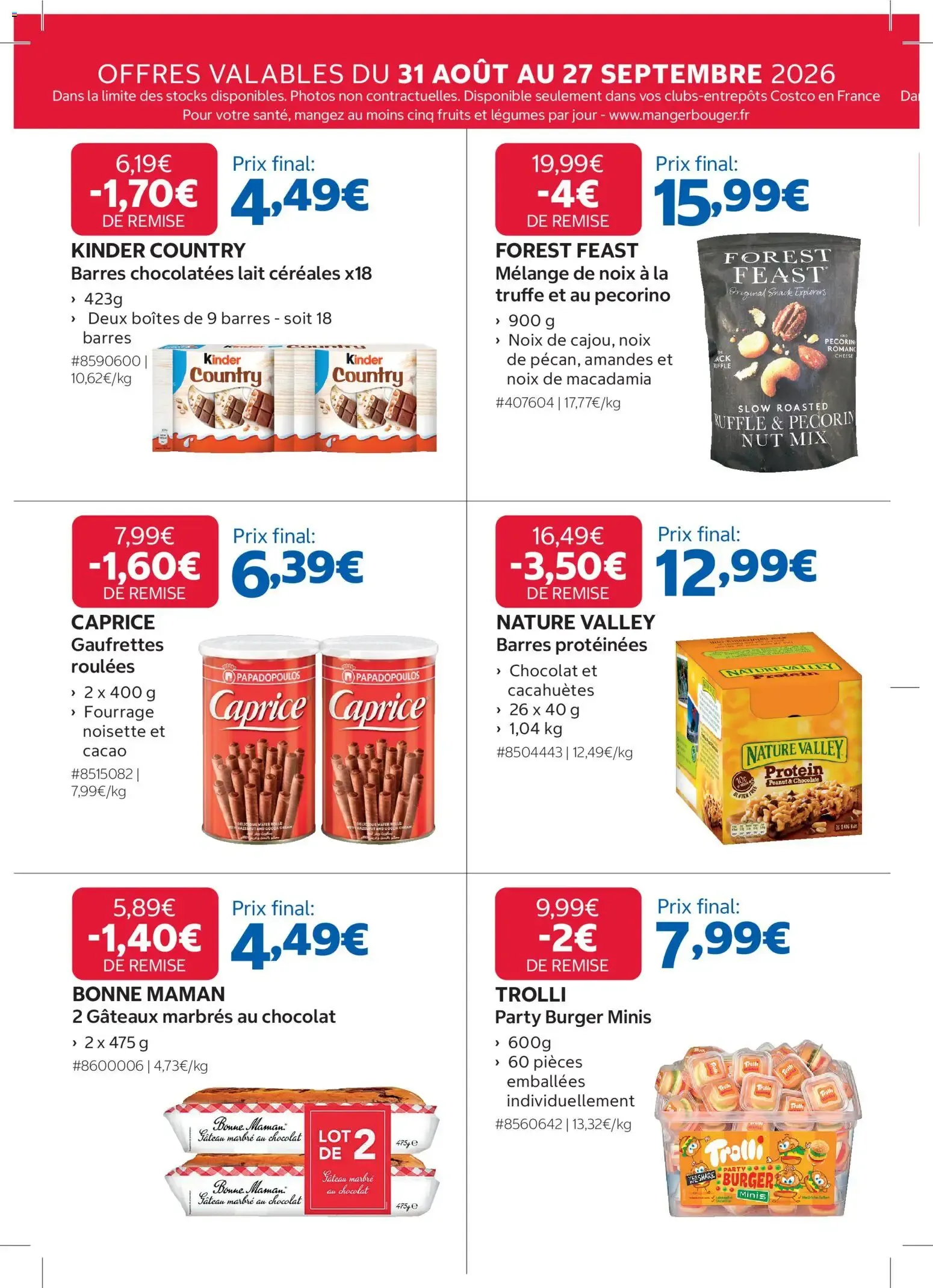 Costco catalogue à partir du 31/08/2026 - promo en ligne du 31 août au 27 septembre 2026 - Catalogue page 10