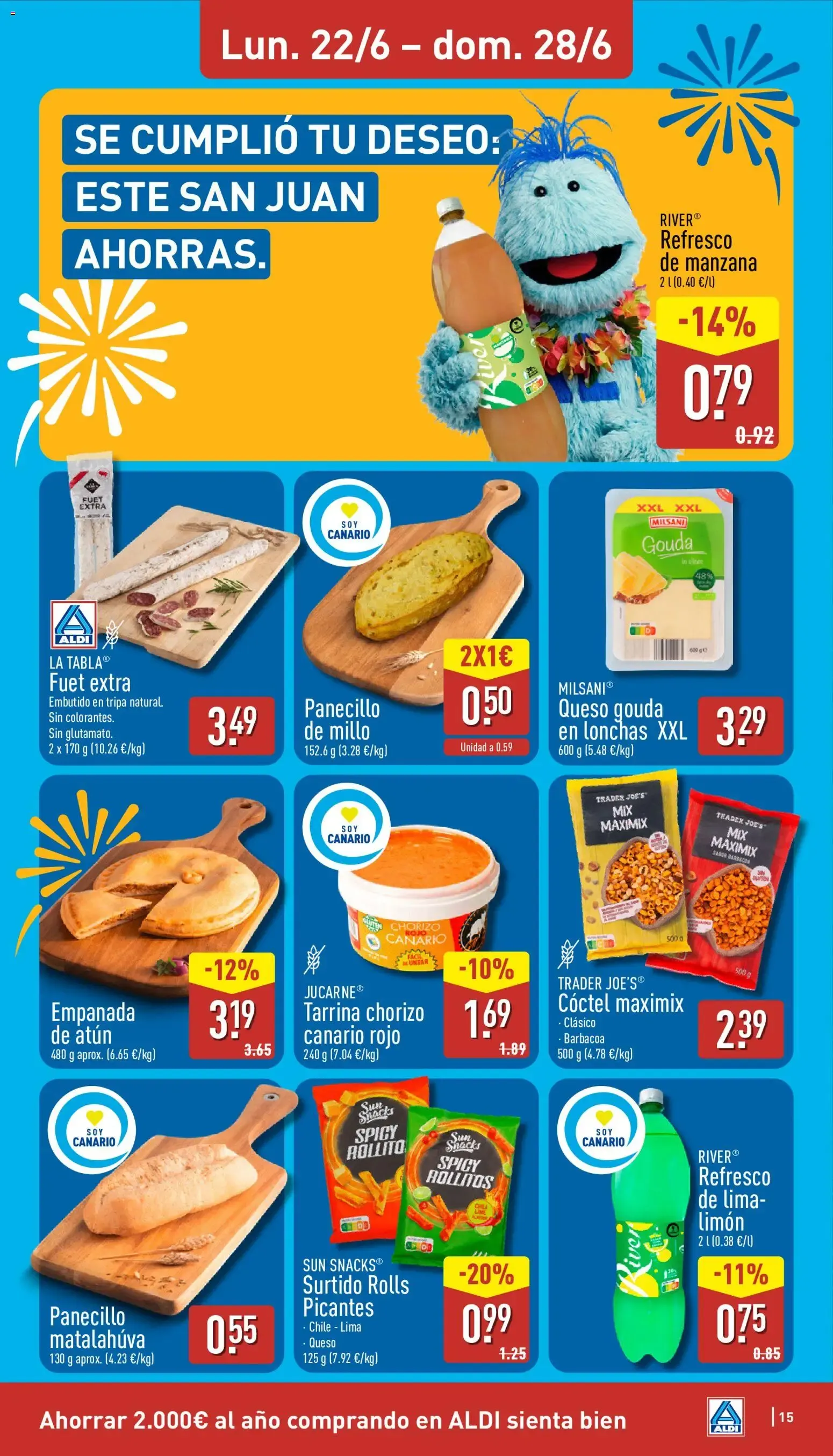 Catálogo de Aldi folleto Canarias del 22/06/2026 | Catálogo 22 de junio al 28 de junio 2026 - Página 15