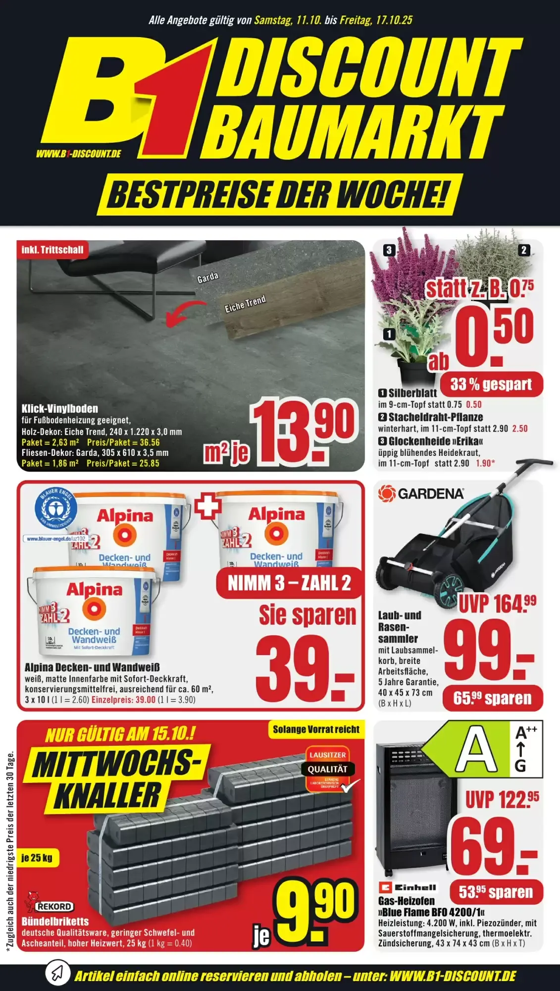 B1 Discount Baumarkt Prospekt woche 42