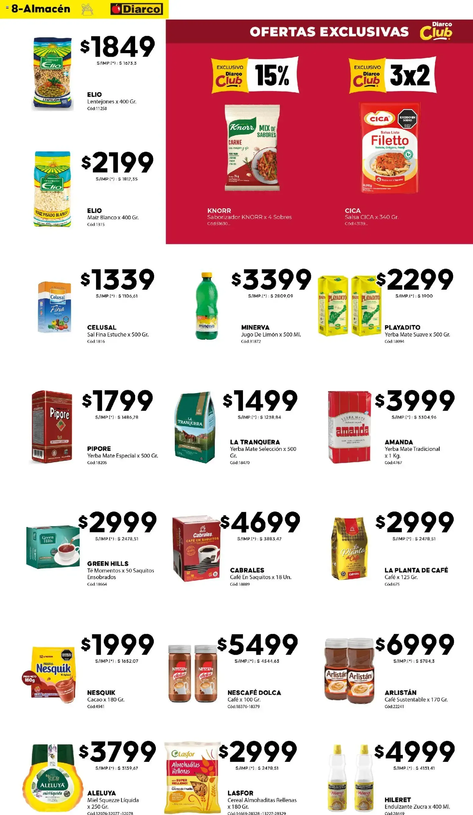 Ofertas de Diarco - Ofertas Diarco Barrio del 20/07/2026 - 24/07/2026 20 de julio al 24 de julio 2026 - Página 8 del catálogo