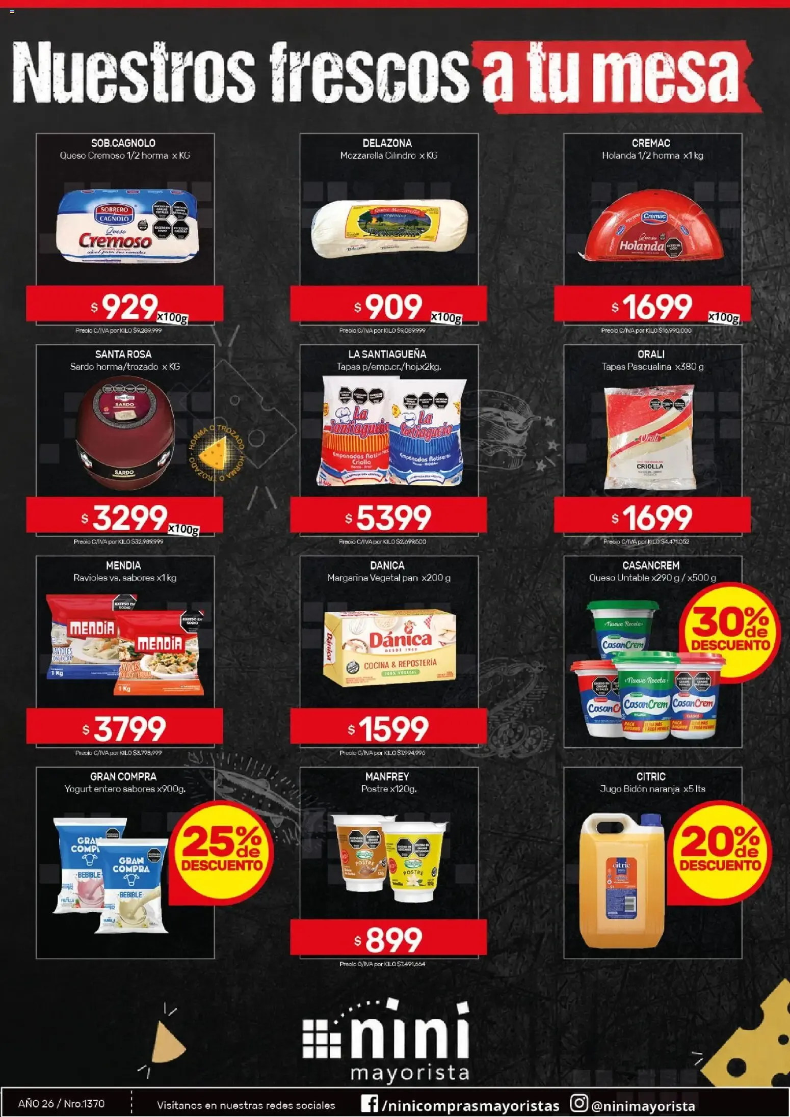 Ofertas de NINI Mayorista Nuestros Frescos a Tu Mesa 29 de julio al 2 de agosto 2026 - Página 2 del catálogo