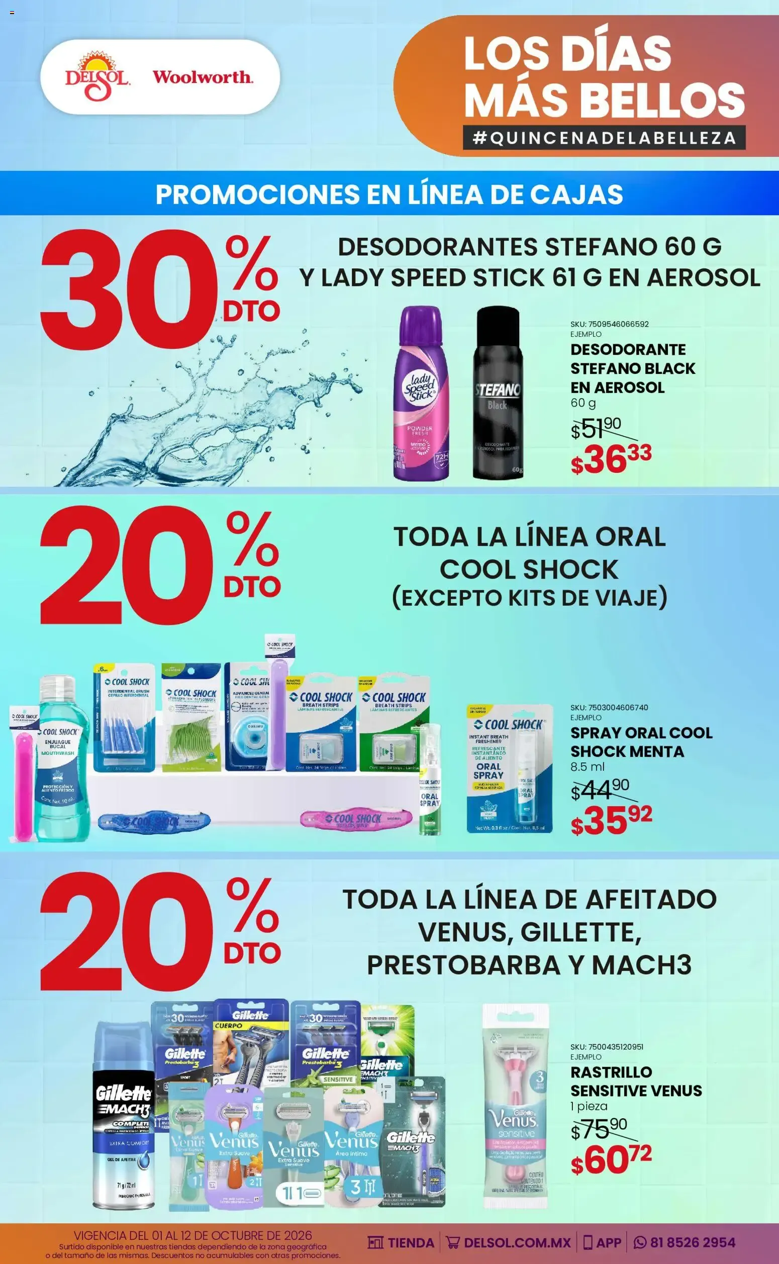 Catálogo de Del Sol y Woolworth catálogo Los días más bellos - Quincena Belleza (01/10/2026 - 12/10/2026) - catálogo en línea 1 de octubre al 12 de octubre 2026 - Pagina 34