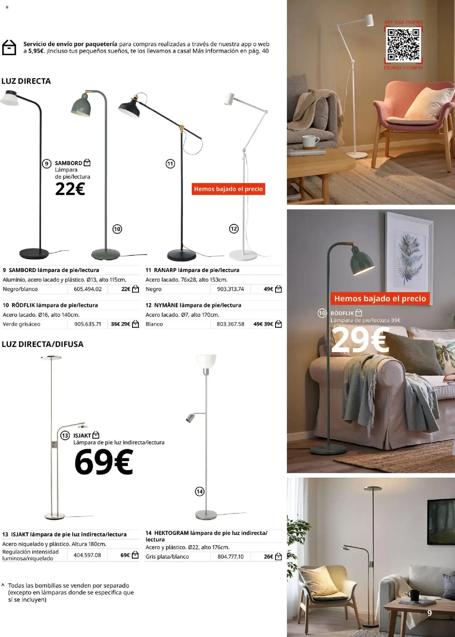 Catálogo de IKEA - Guía de Compra Iluminación y Sonido para tu Hogar 29 de septiembre al 31 de enero 2027 - Página 9