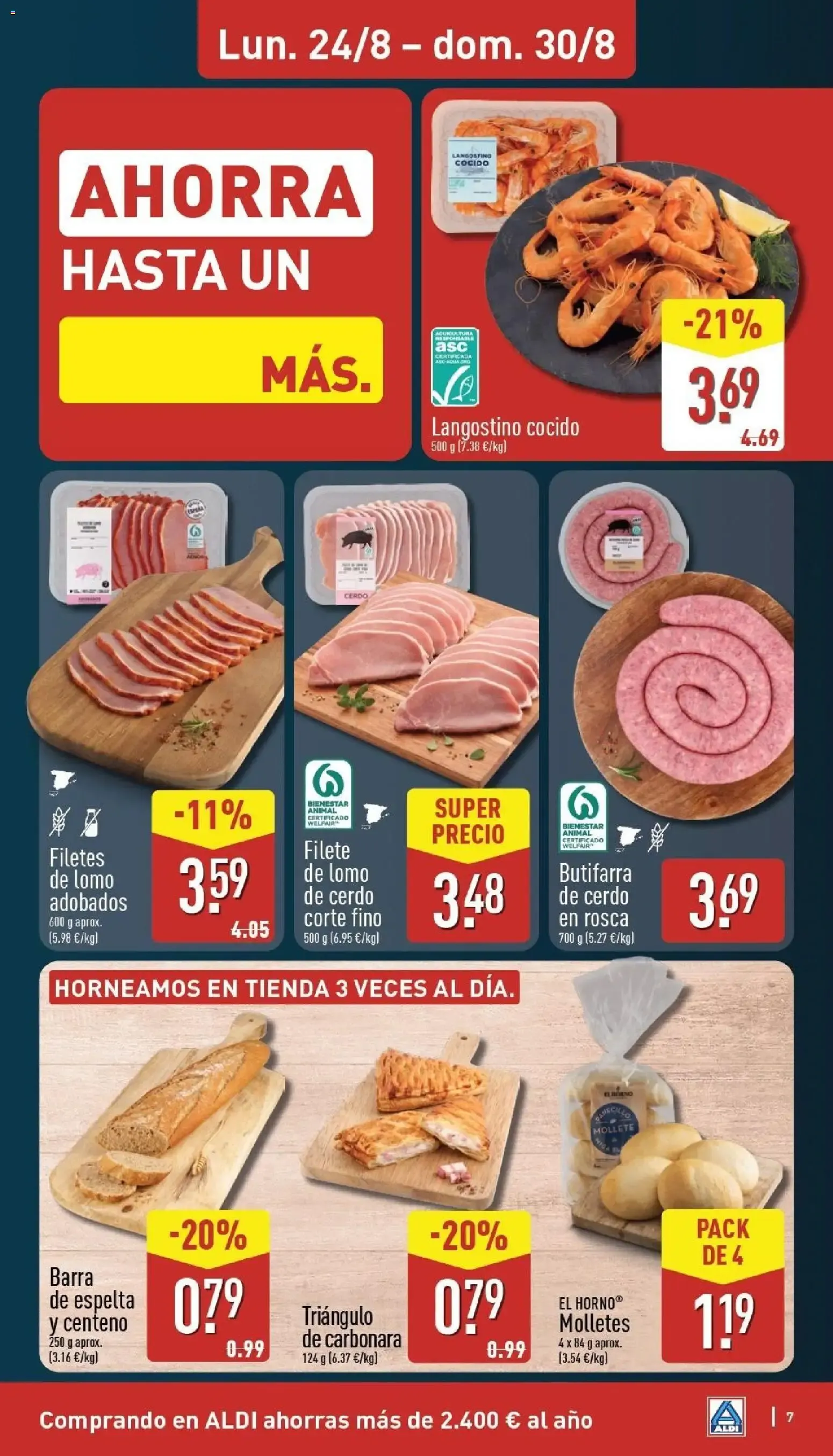 Catálogo de Aldi folleto Baleares del 24/08/2026 | Catálogo 24 de agosto al 30 de agosto 2026 - Página 7
