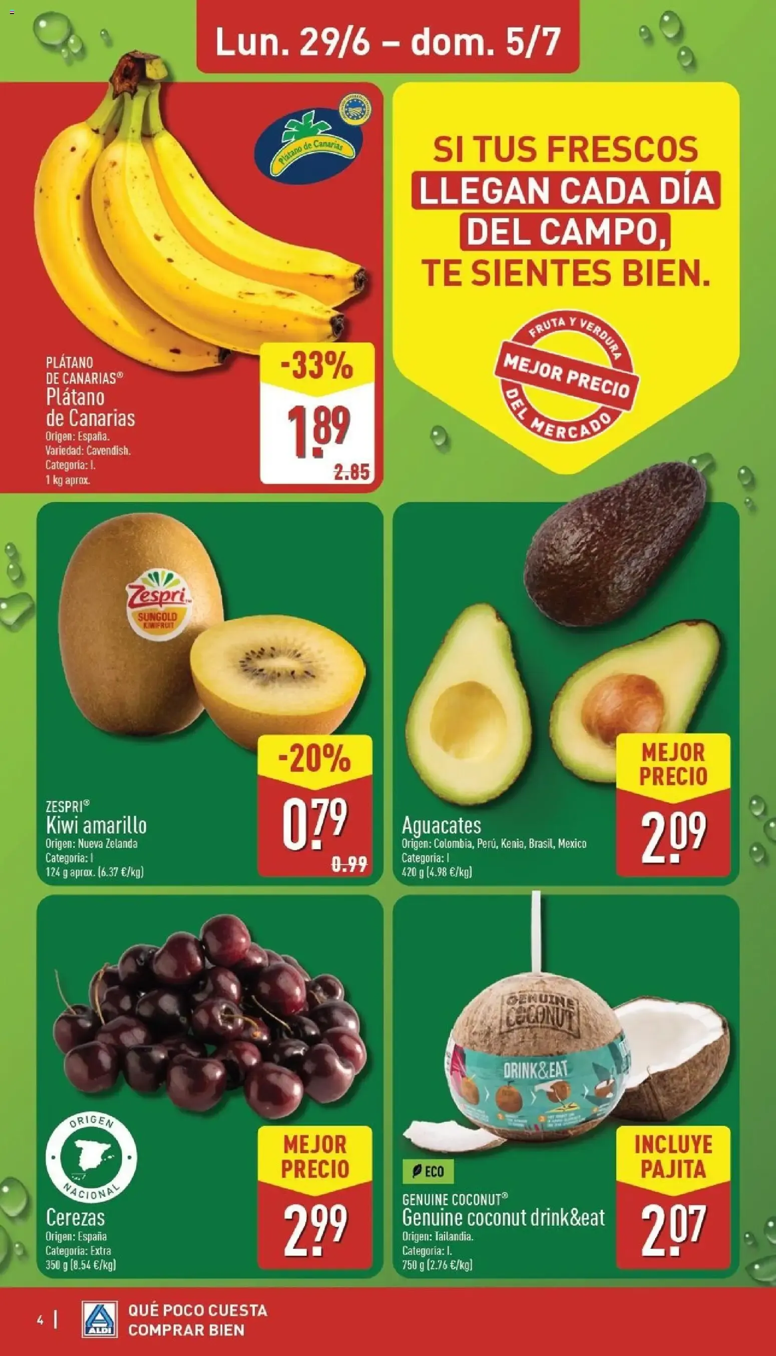 Catálogo de ALDI: Un baño de frescura al mejor precio. 29 de junio al 5 de julio 2026 - Página 4
