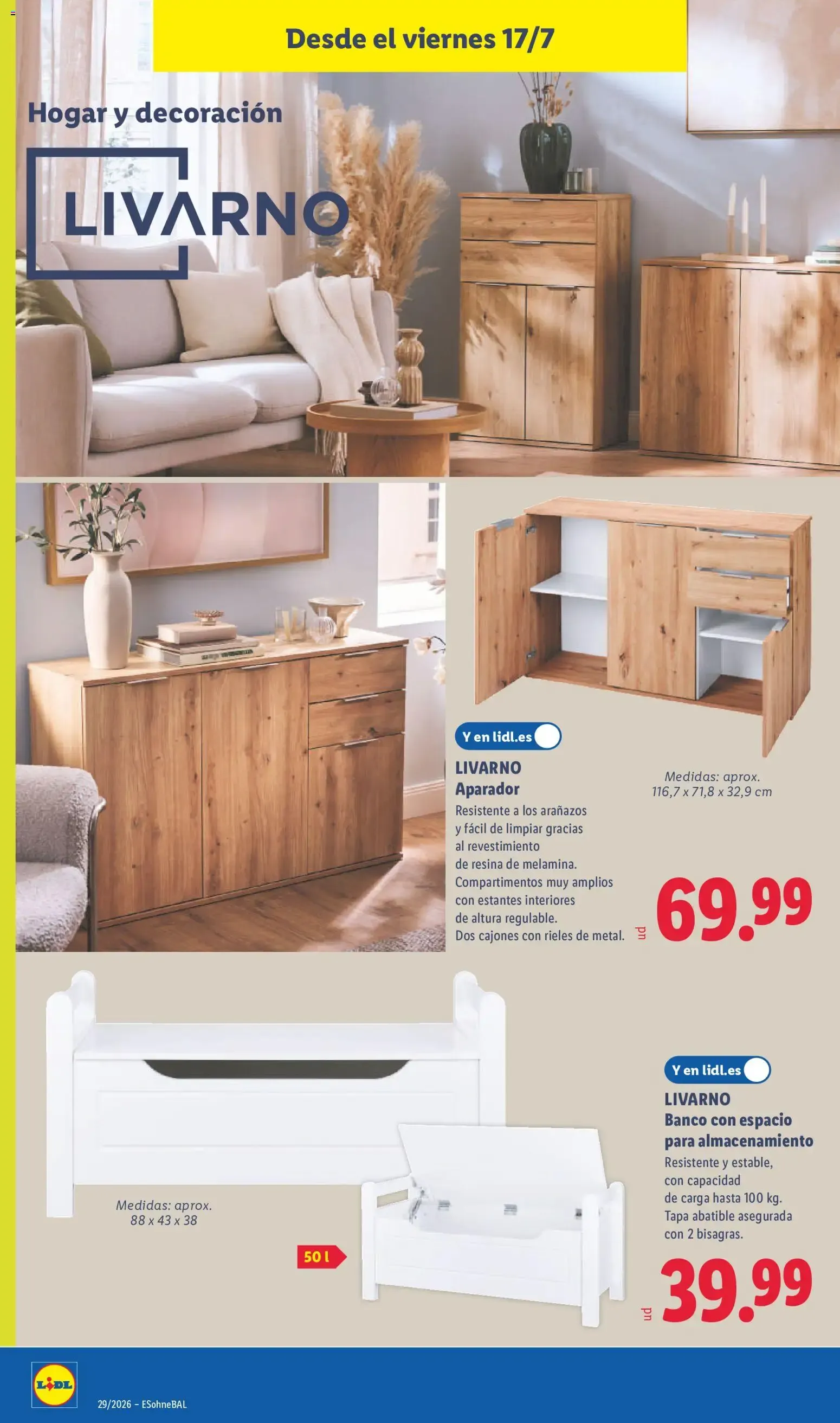 Catálogo de Lidl folleto de bazar del 13/07/2026 | Ofertas 13 de julio al 19 de julio 2026 - Página 22