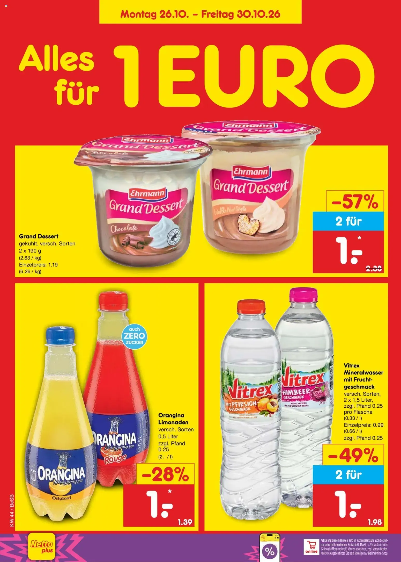 Netto Marken-Discount Prospekt (ab 26.10.2026) » Angebote von 26. Oktober bis 30. Oktober 2026 - Prospekt seite 26