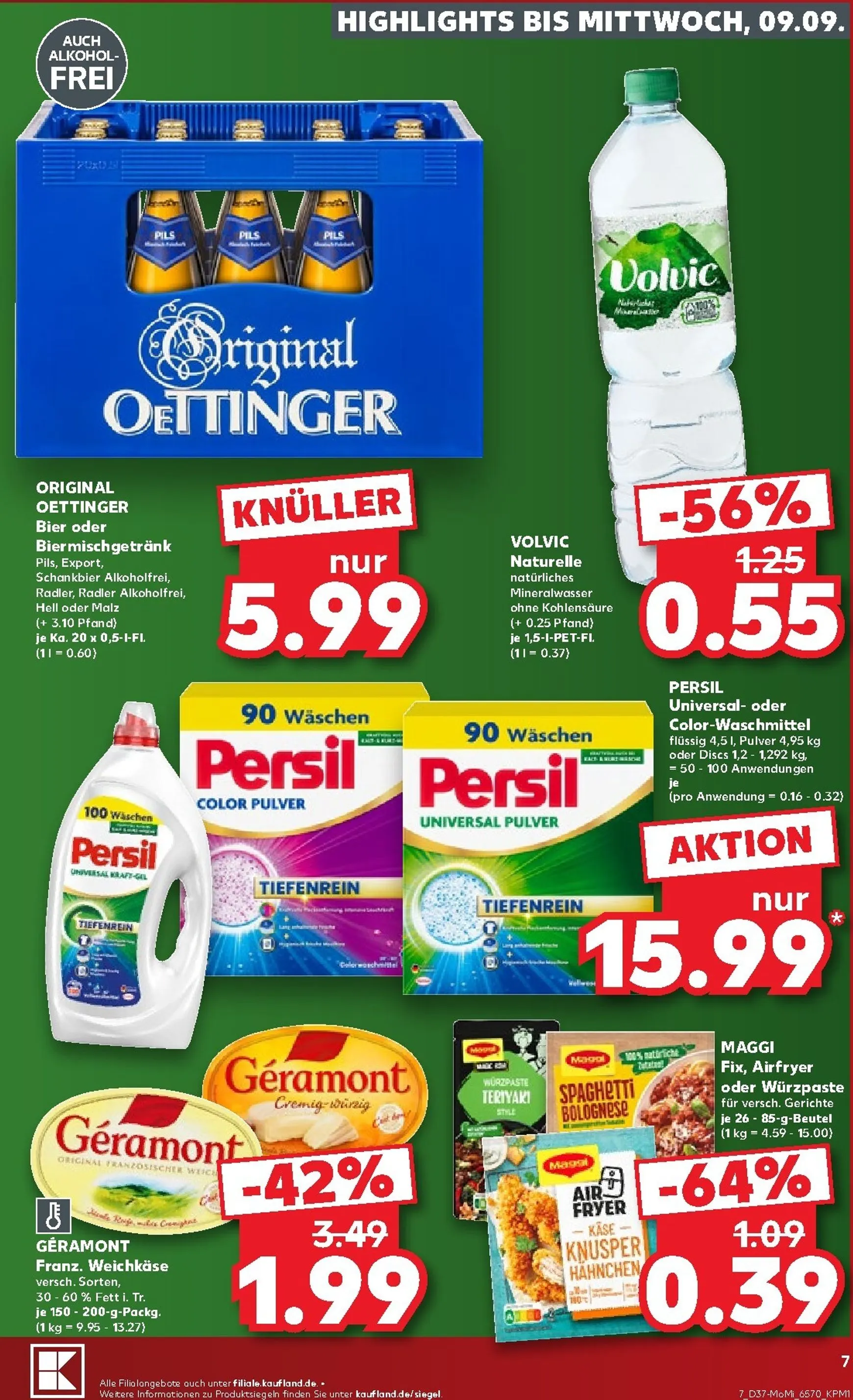Kaufland - Richtig Sparen Prospekt nächste Woche – von Montag 07.09.2026 bis Mittwoch 09.09.2026 von 7. September bis 9. September 2026 - Prospekt seite 7