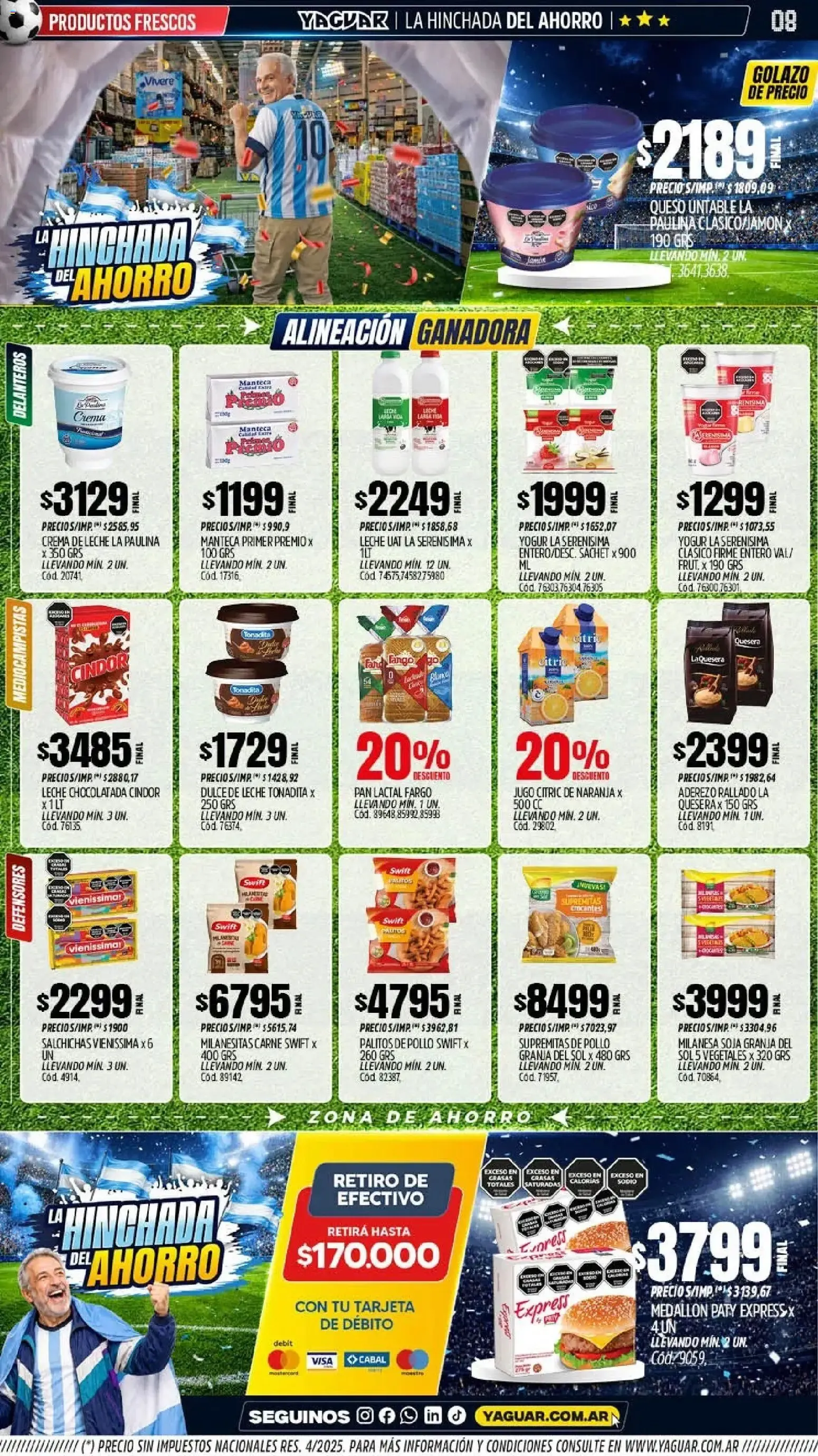 Ofertas de Mayorista Yaguar - La Hinchada del Ahorro 15 de junio al 20 de junio 2026 - Página 7 del catálogo