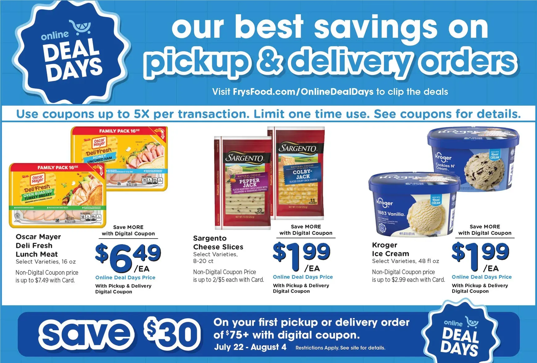 Weekly ad Current Fry's Food Stores leaflet valid from Wednesday 07/29/2026 to Tuesday 08/04/2026 from July 29 to August 4 2026 - Page 7