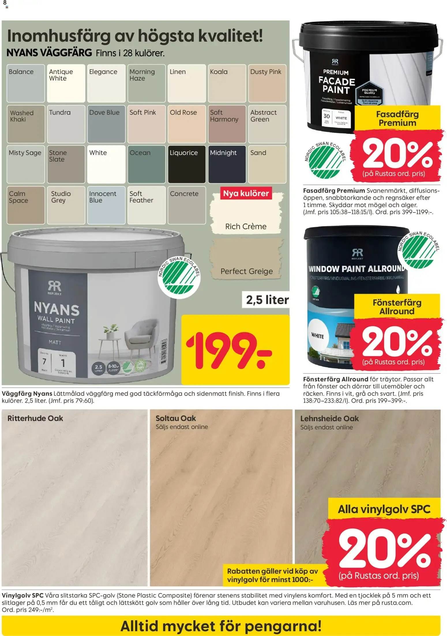 Rusta erbjudanden från 20/07/2026 - 26/07/2026 > Reklamblad nuvarande rabatter från 20 juli till 26 juli 2026 - Reklamblad sidor 8