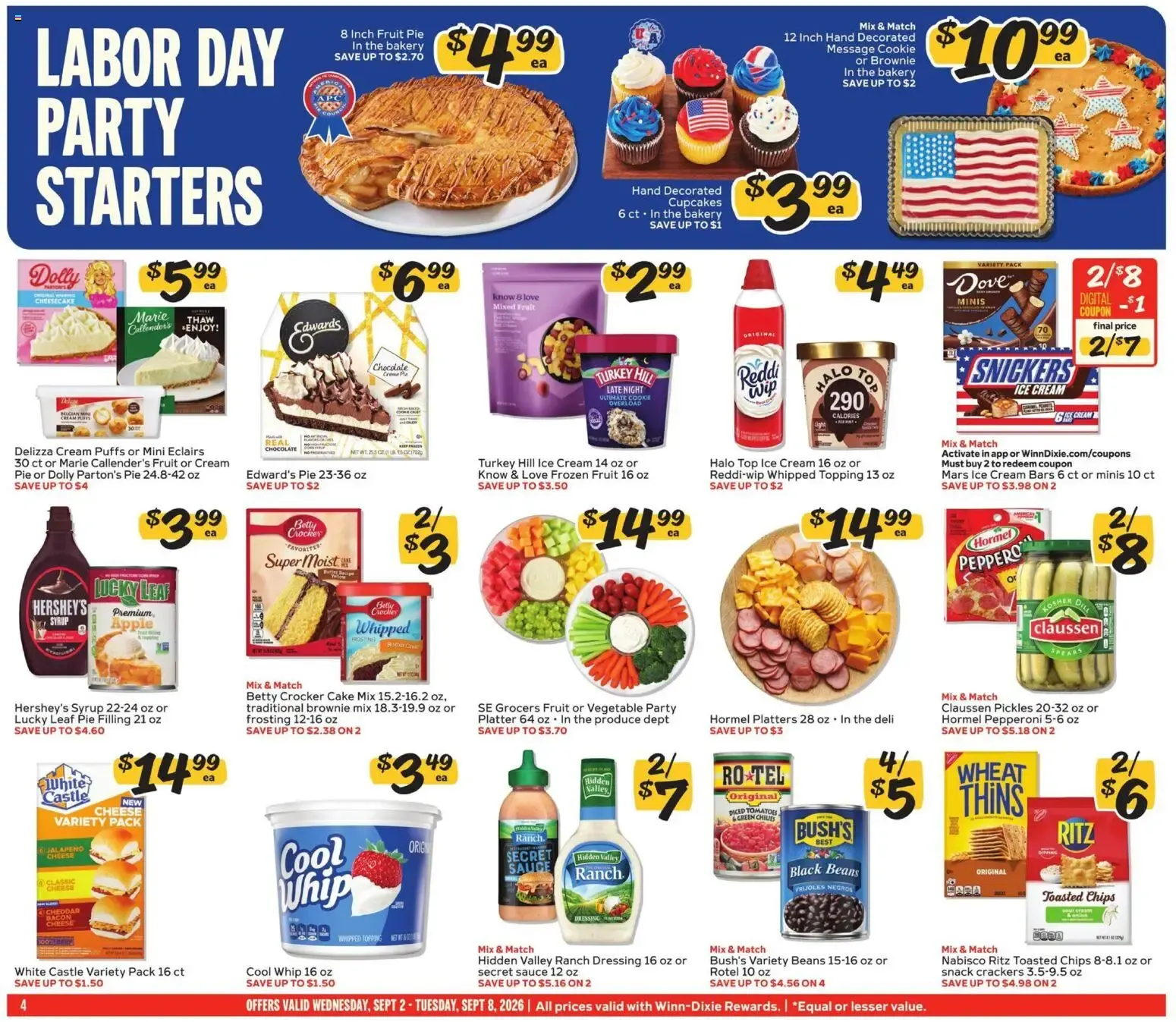Weekly ad Winn Dixie Weekly Ad (09/02 - 09/08 2026) - Flyer from September 2 to September 8 2026 - Page 4