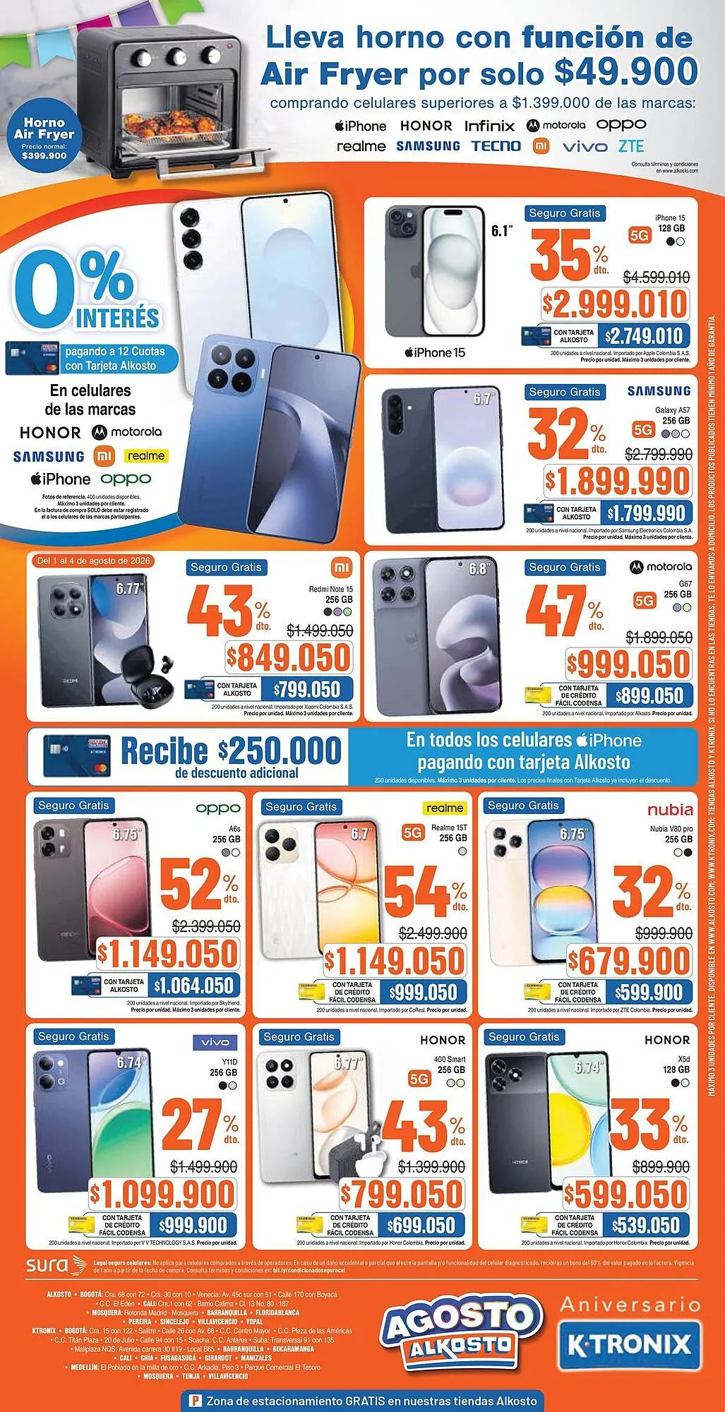 Catalogo de AGOSTO ALKOSTO Aniversario K-TRONIX 1 de agosto al 7 de agosto 2026 - Pag 12