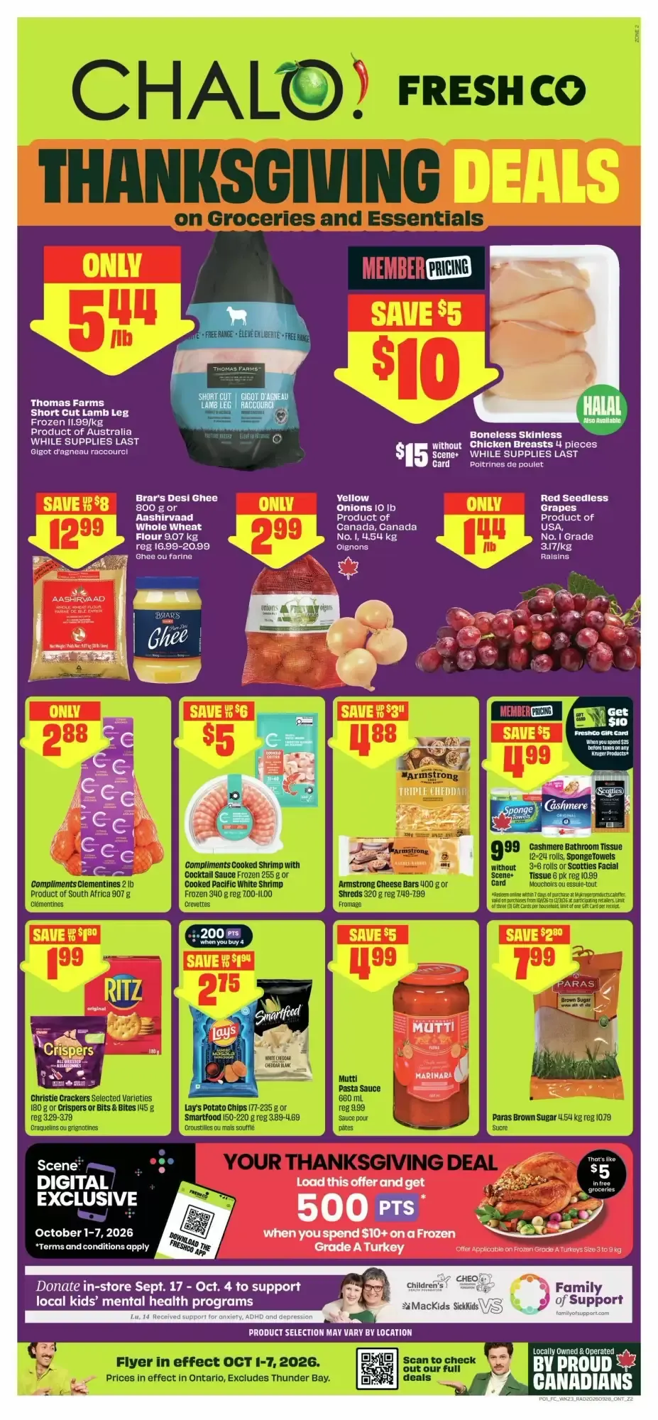 FreshCo Thanksgiving Deals on Groceries and Essentials