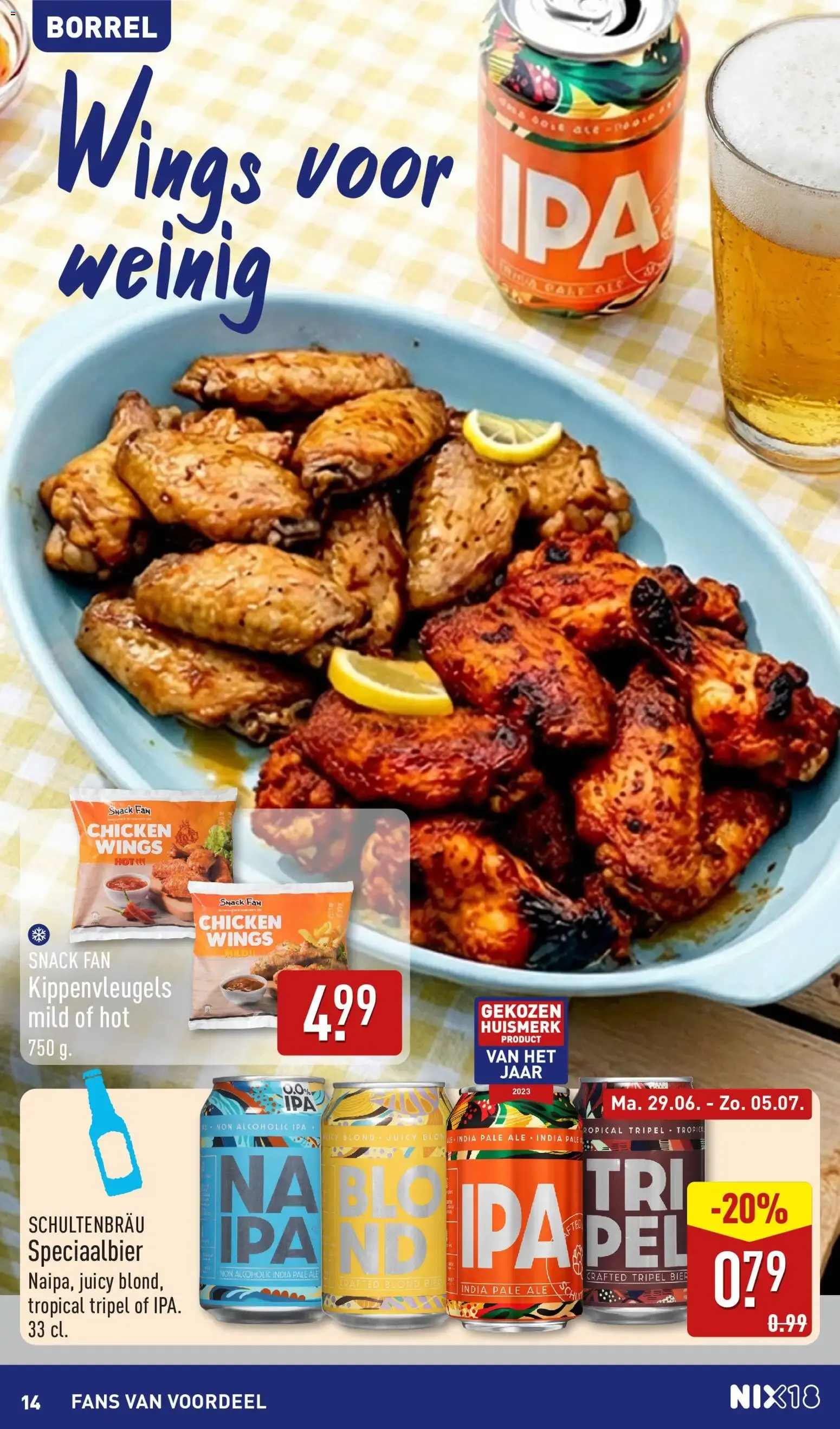 Aldi: Zo Goedkoop Dat Gaan We Vieren! van 29 juni tot 5 juli 2026 - Folder pagina 14