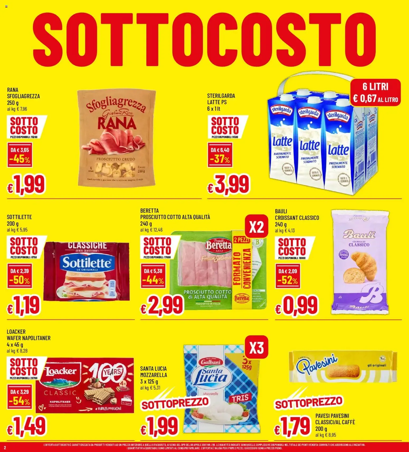 Famila Sottocosto da 3 settembre a 12 settembre di 2026 - Pagina del volantino 2