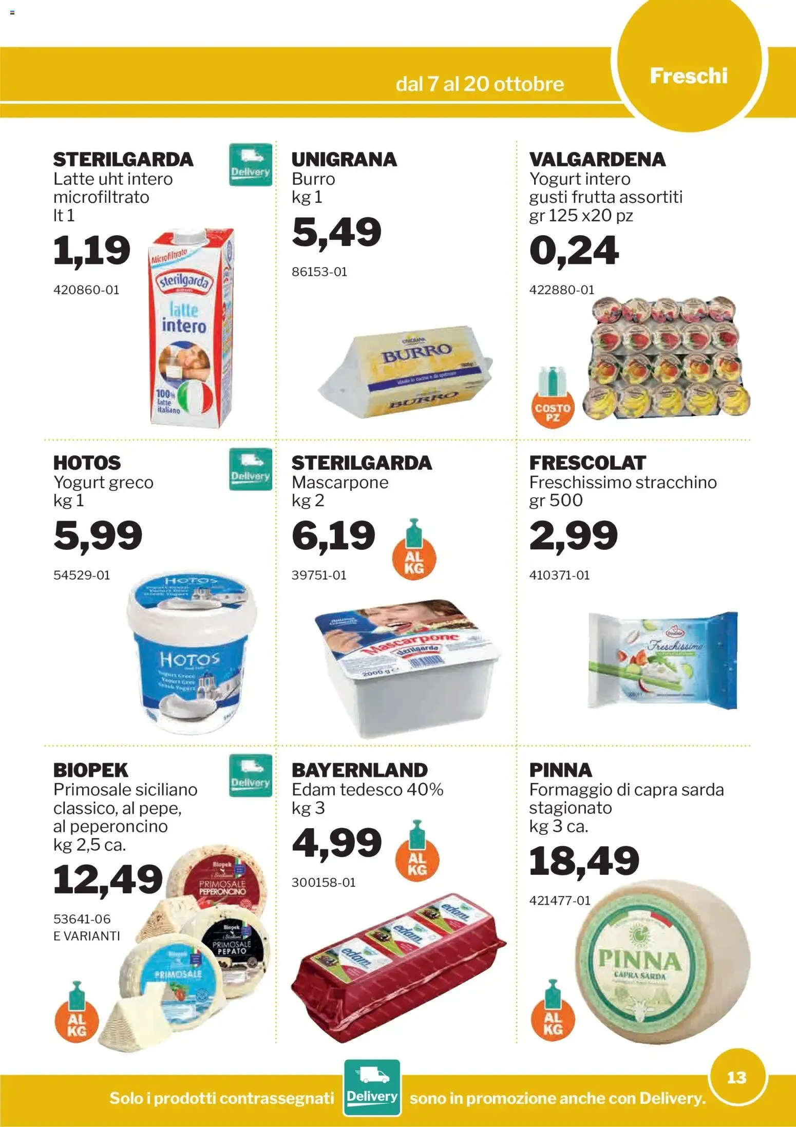 GrosMarket Promozioni Volantino da 7 ottobre a 20 ottobre di 2026 - Pagina del volantino 13