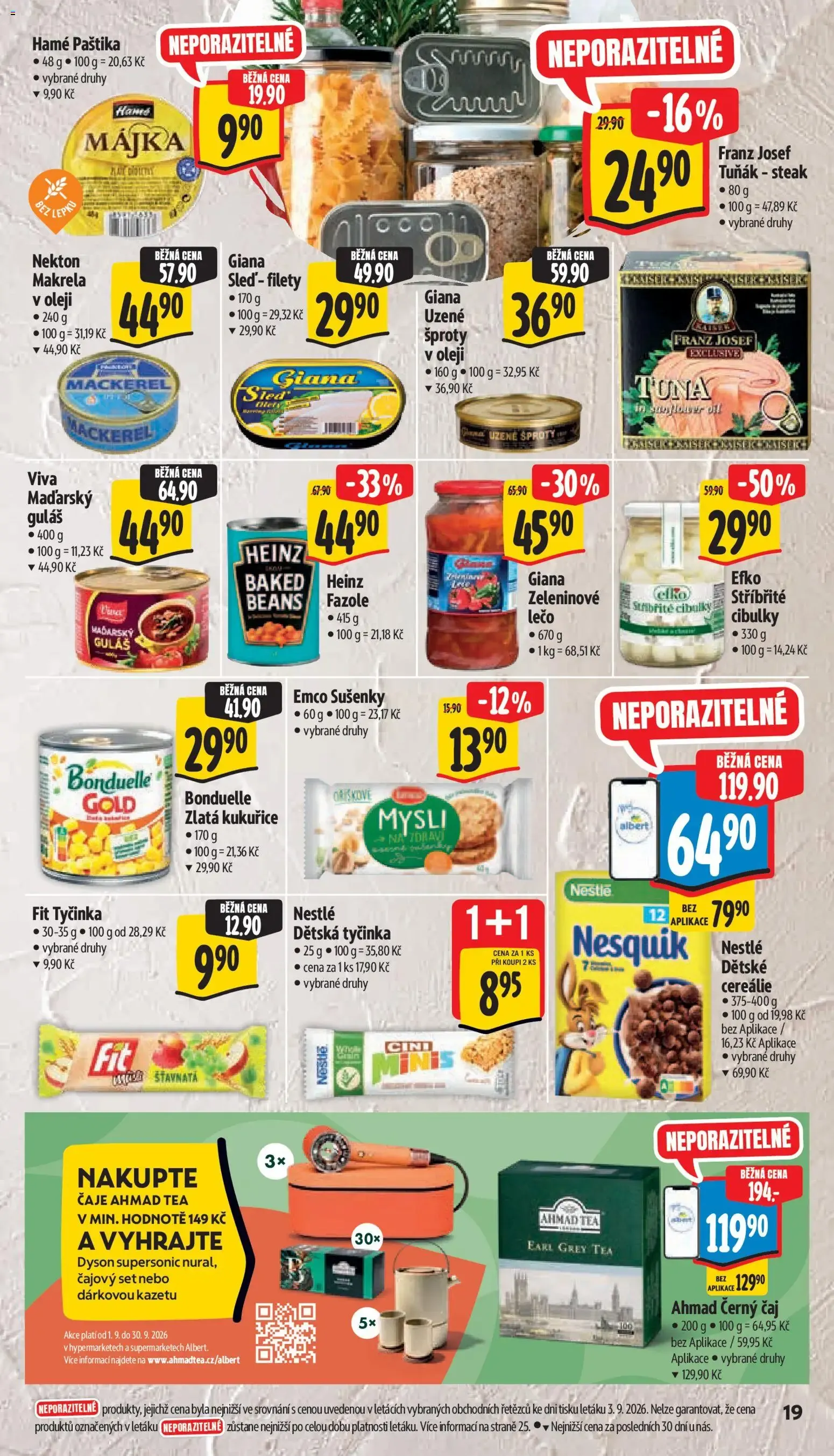 Albert leták - Supermarket od 09.09.2026 - Akční leták - 9. září 15. září 2026 - Page 29