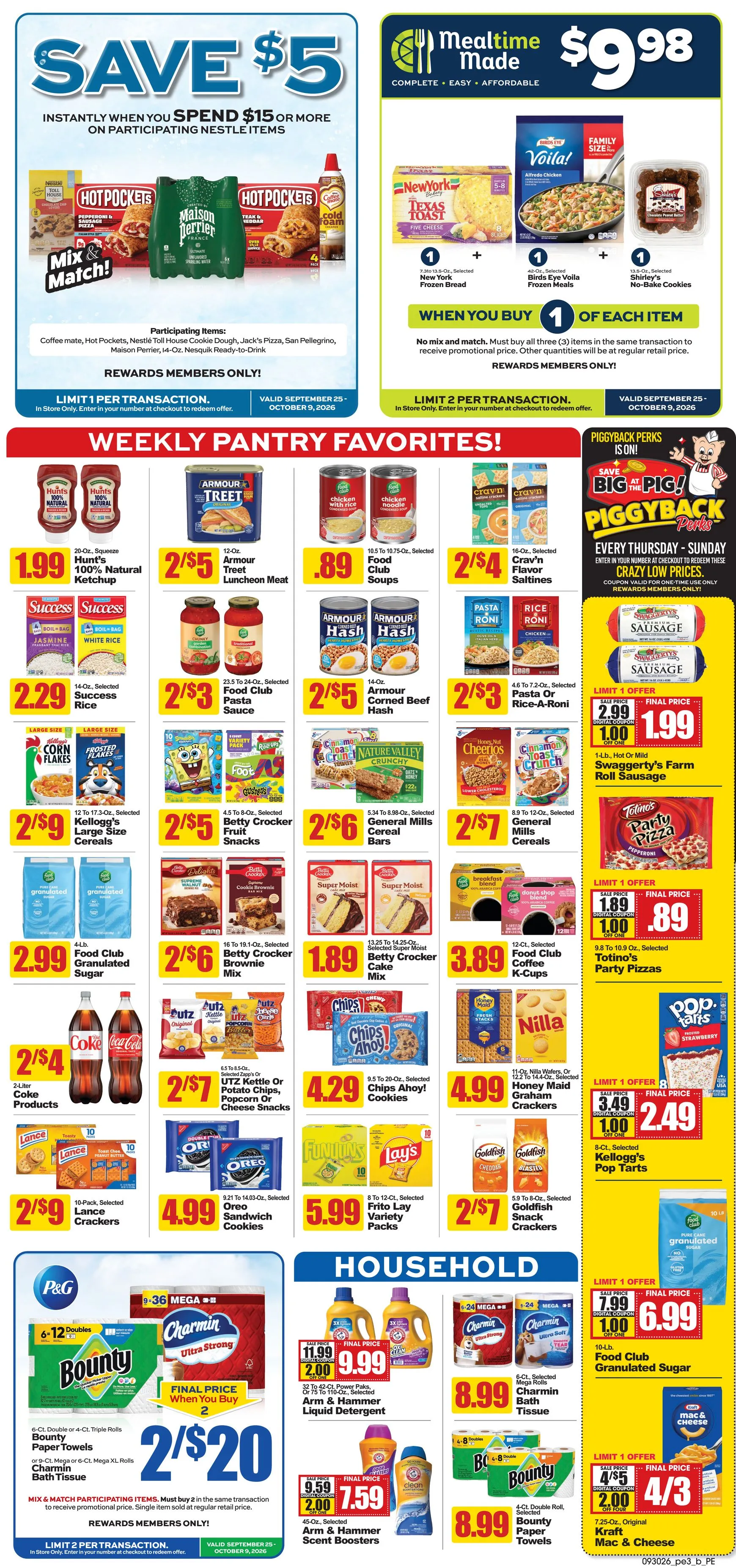 Weekly ad Current Piggly Wiggly leaflet valid from Wednesday 09/30/2026 to Tuesday 10/06/2026 from September 30 to October 6 2026 - Page 3
