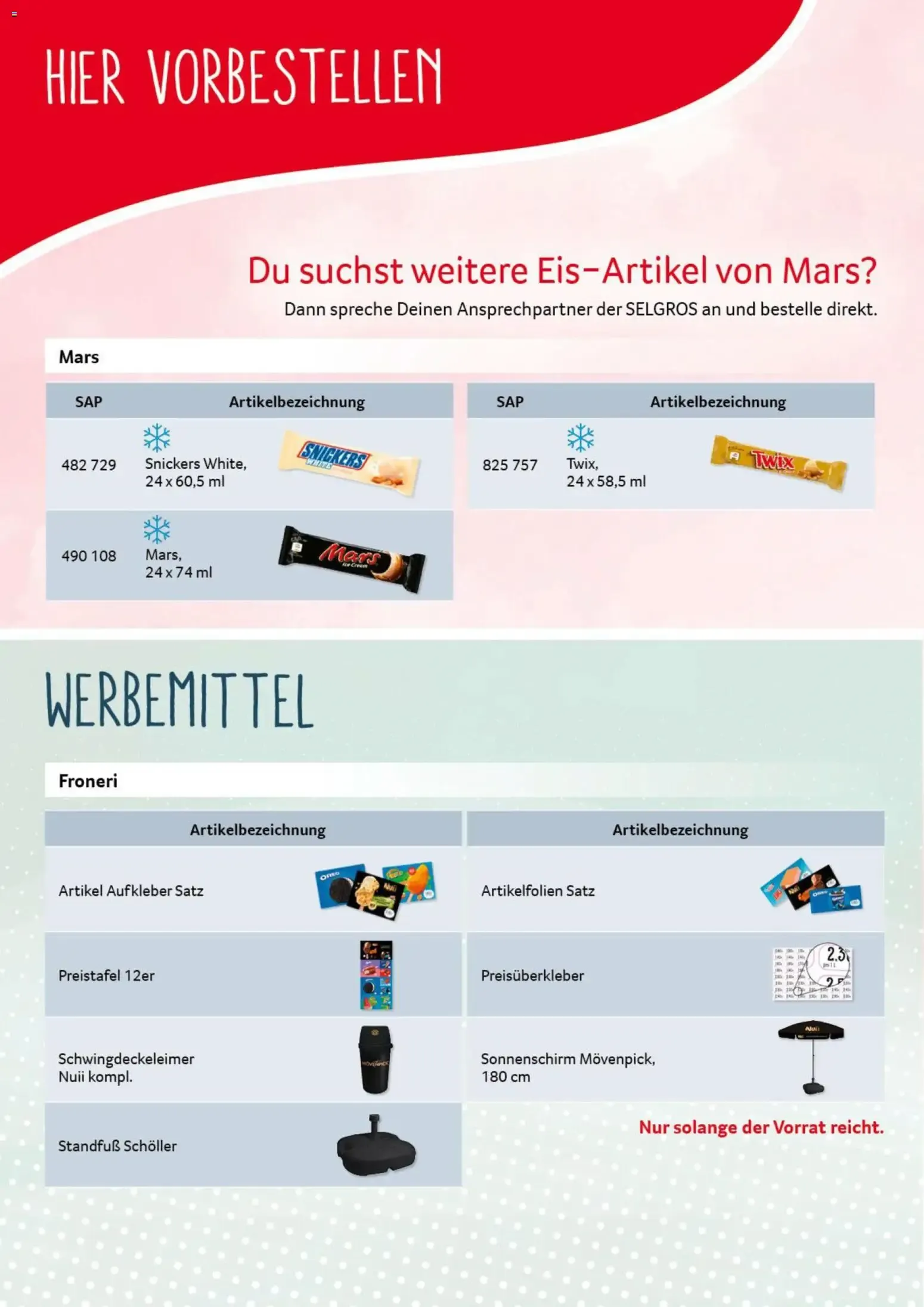 Selgros Impuls Eis (ab 20.07.2026) zum Blättern von 20. Juli bis 31. August 2026 - Prospekt seite 12