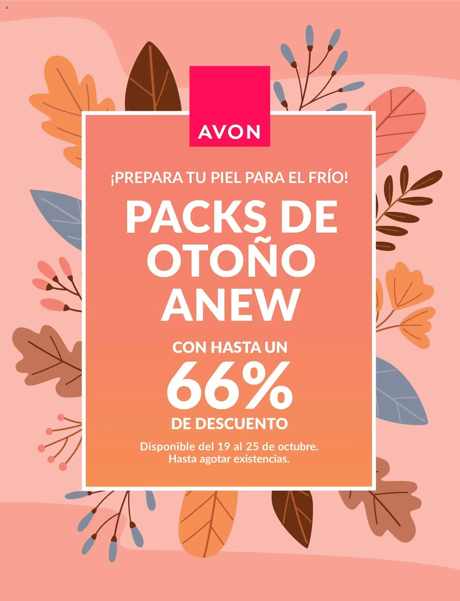 Catálogo de Packs de Otoño Anew 19 de octubre al 25 de octubre 2026 - Página 1