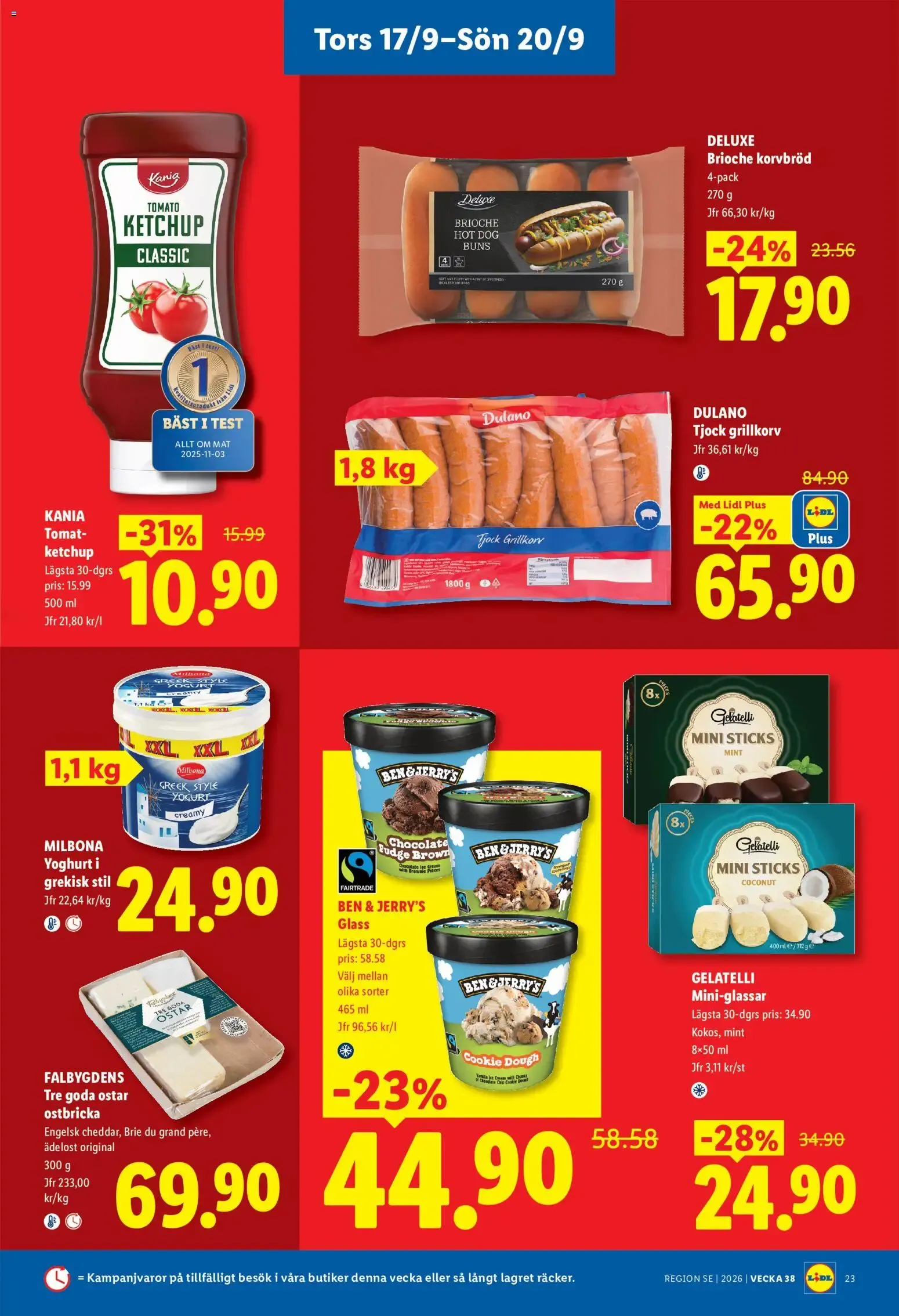 Lidl erbjudanden från 14/09/2026 - 20/09/2026 > Reklamblad nuvarande rabatter från 14 september till 20 september 2026 - Reklamblad sidor 27