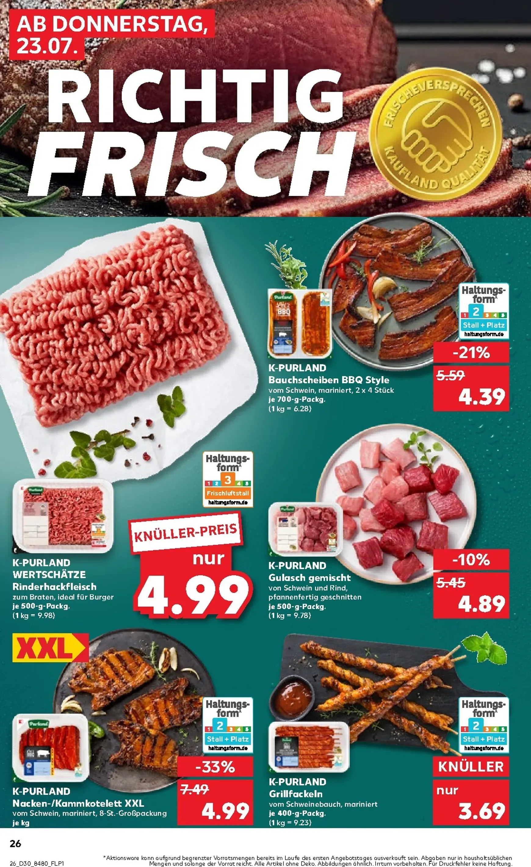 Kaufland Prospekt nächste Woche – von Donnerstag 23.07.2026 bis Mittwoch 29.07.2026 von 23. Juli bis 29. Juli 2026 - Prospekt seite 27